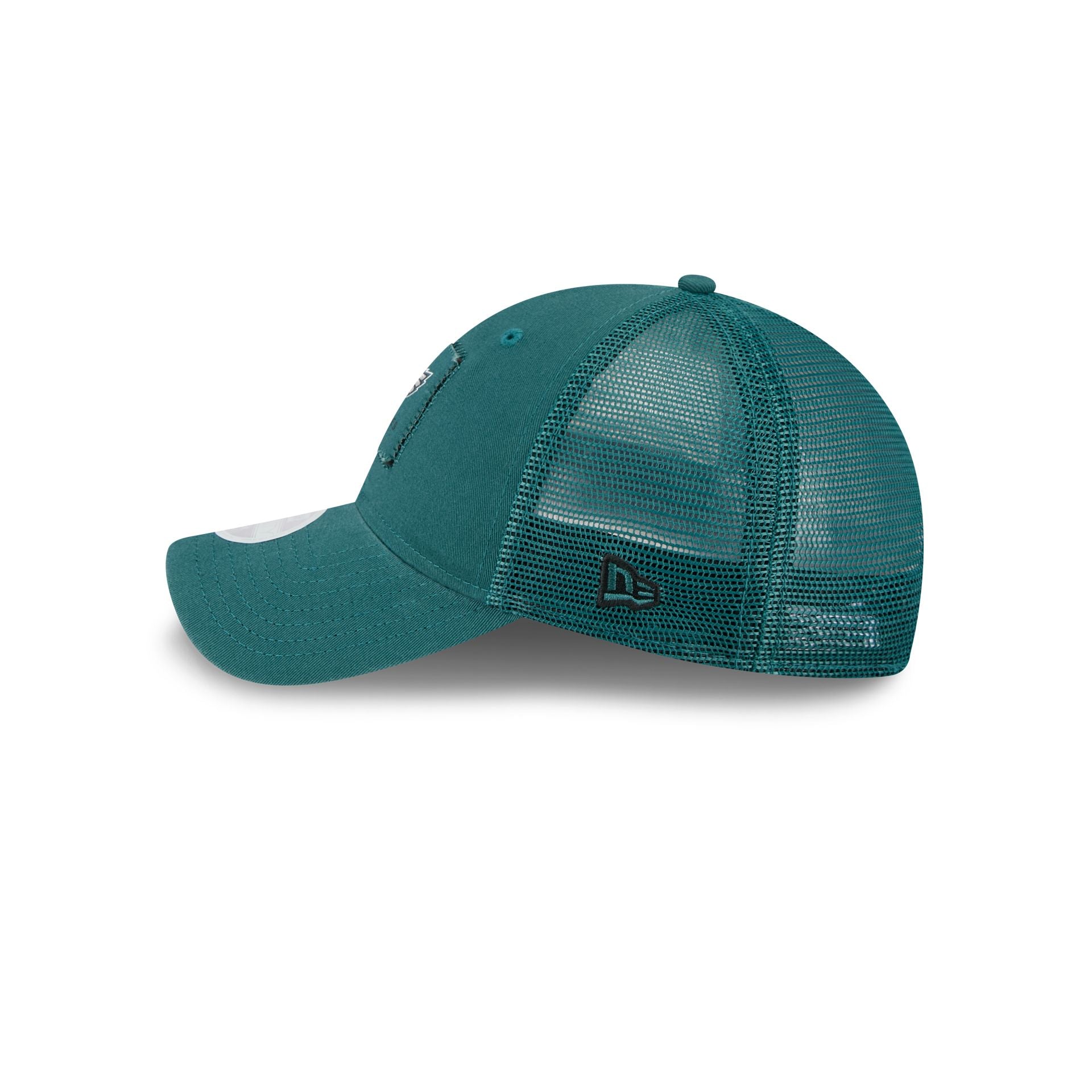 Philadelphia Eagles Women's Square Stitch 9TWENTY Trucker Hat - Image 4
