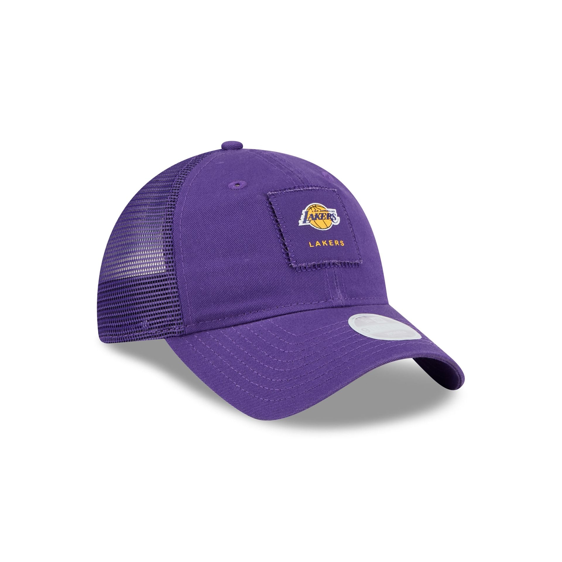 Los Angeles Lakers Women's Square Stitch 9TWENTY Trucker Hat - Image 3