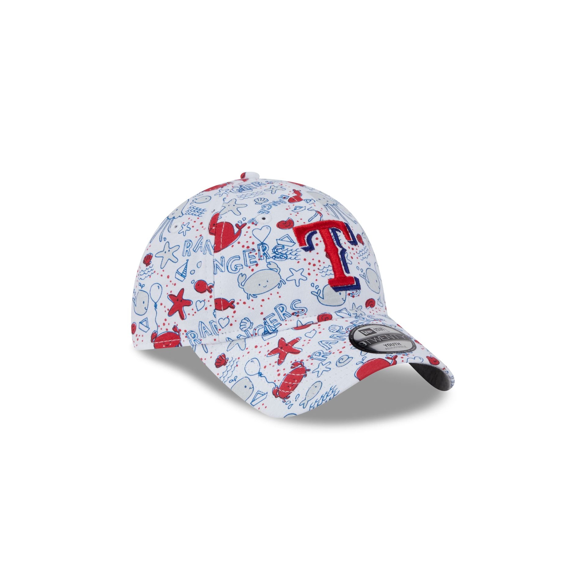 Texas Rangers Kids Ocean 9TWENTY Adjustable Hat - Image 3