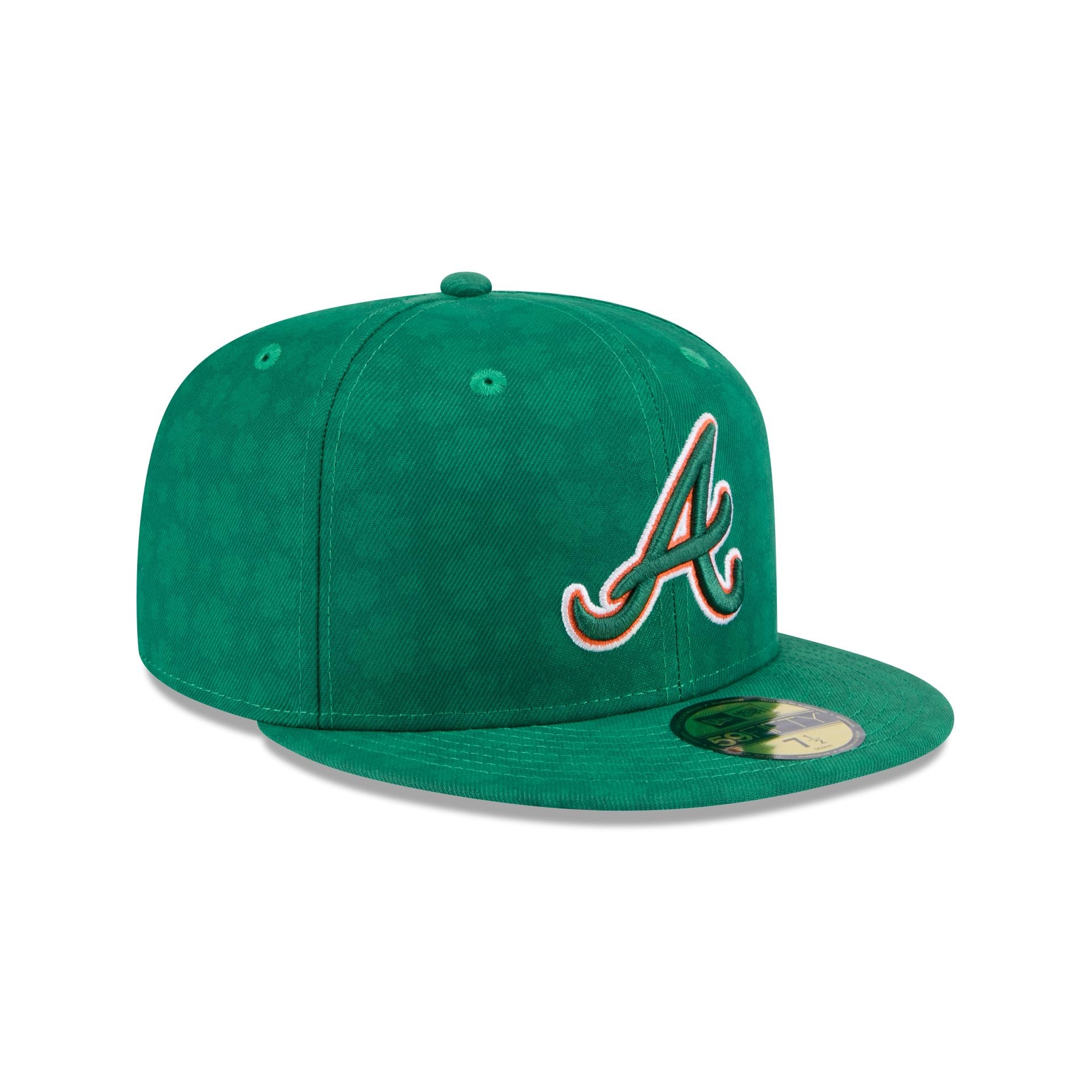 Atlanta Braves St. Patrick's Day 2025 59FIFTY Fitted Hat - Image 3