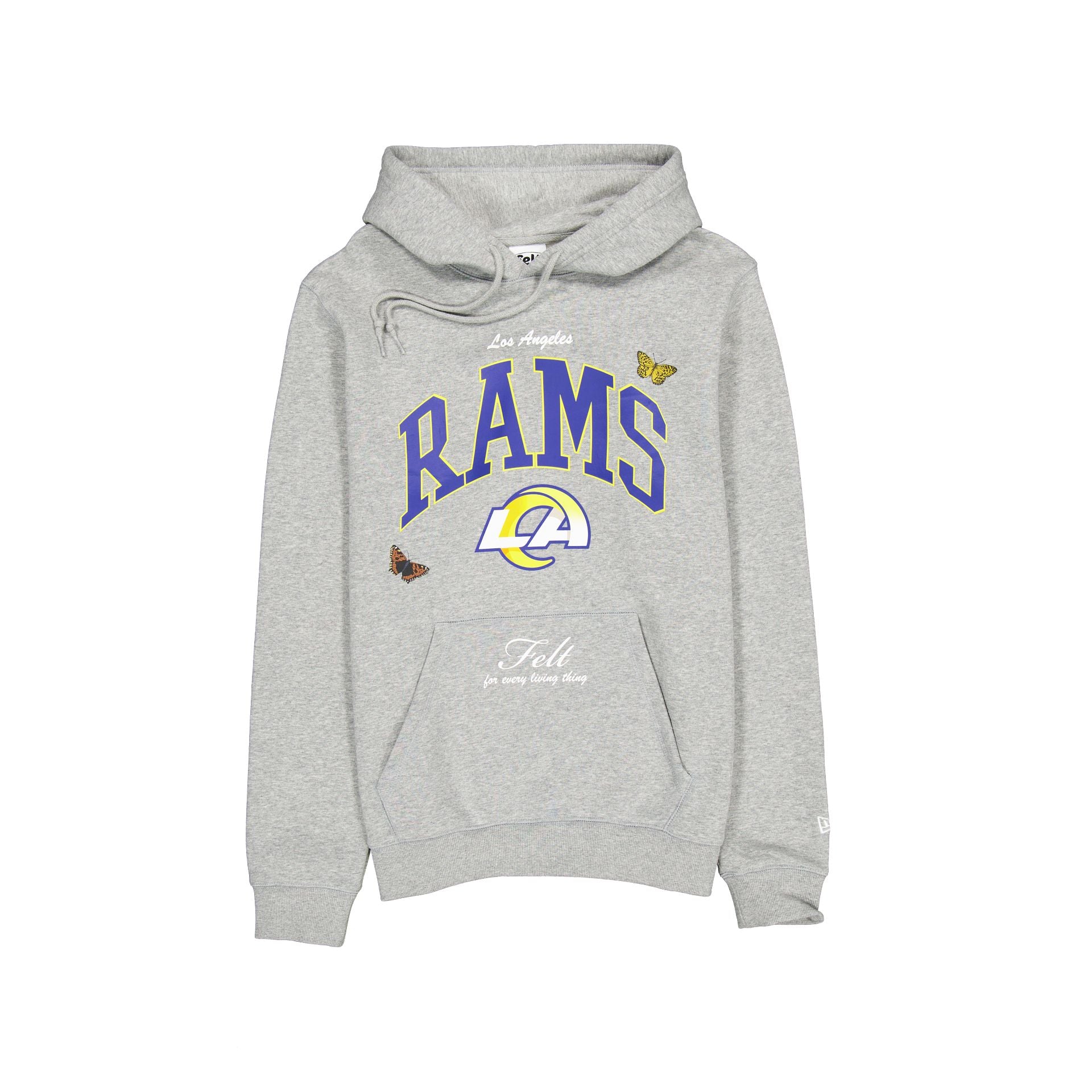 FELT x Los Angeles Rams Gray Hoodie - Image 2