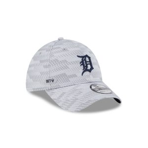 Detroit Tigers 2025 Clubhouse Gray 39THIRTY Stretch Fit