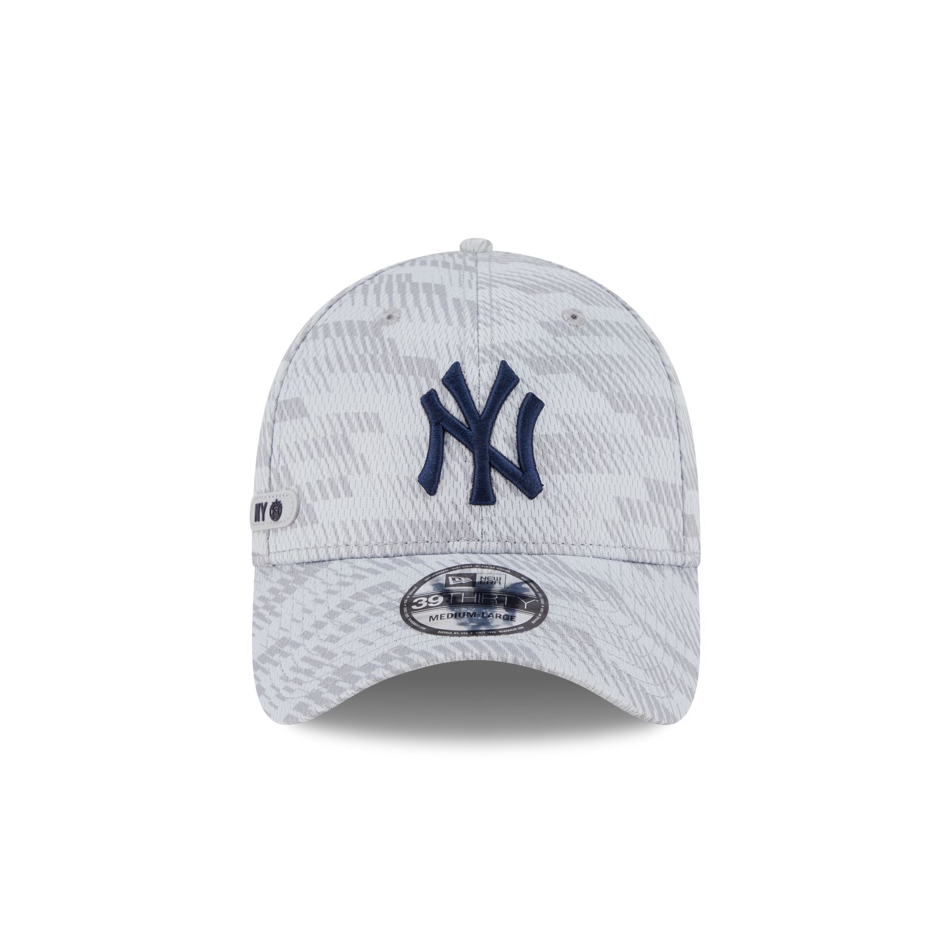 New York Yankees 2025 Clubhouse Gray 39THIRTY Stretch Fit - Image 2