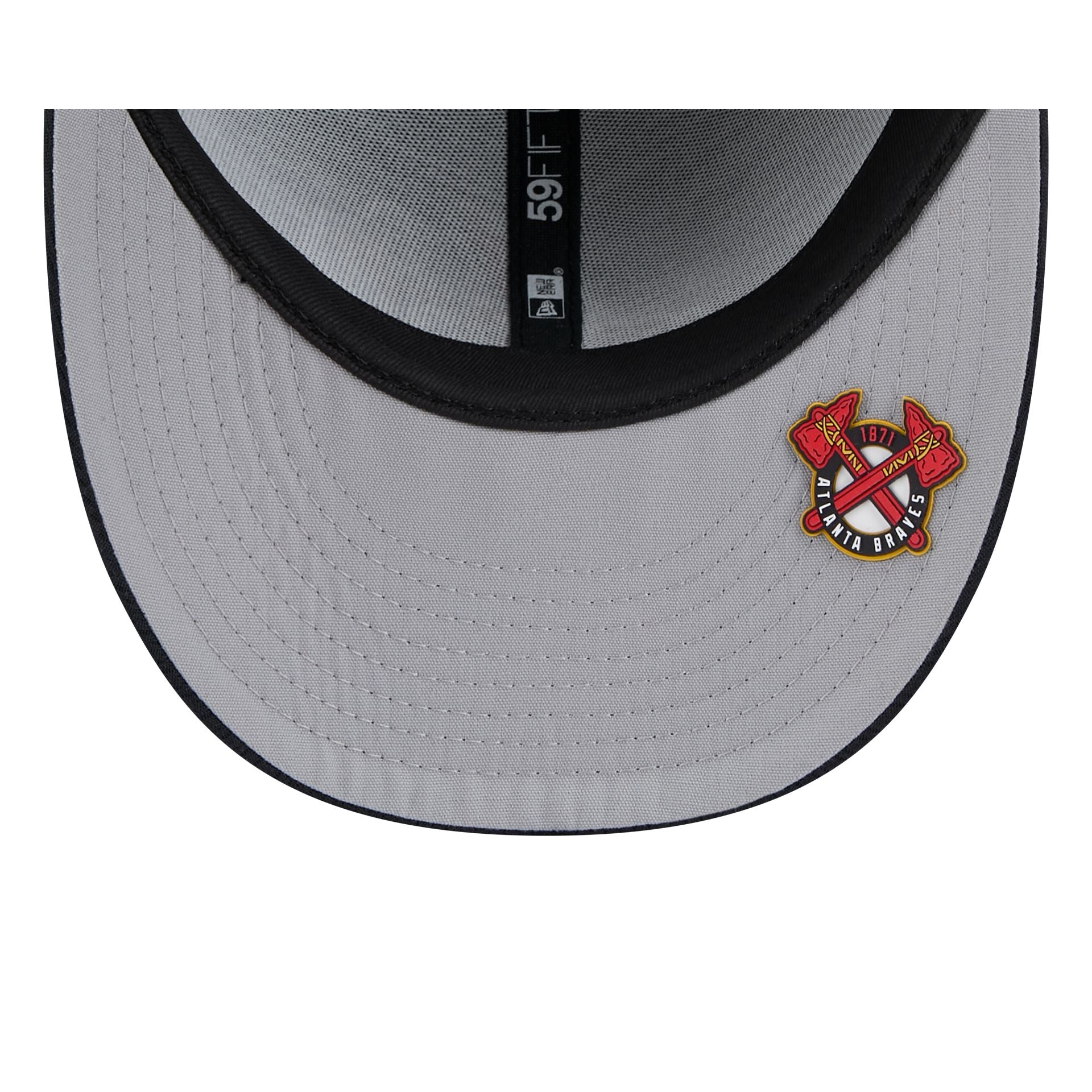 Atlanta Braves 2025 Clubhouse Alt Low Profile 59FIFTY Fitted Hat - Image 7