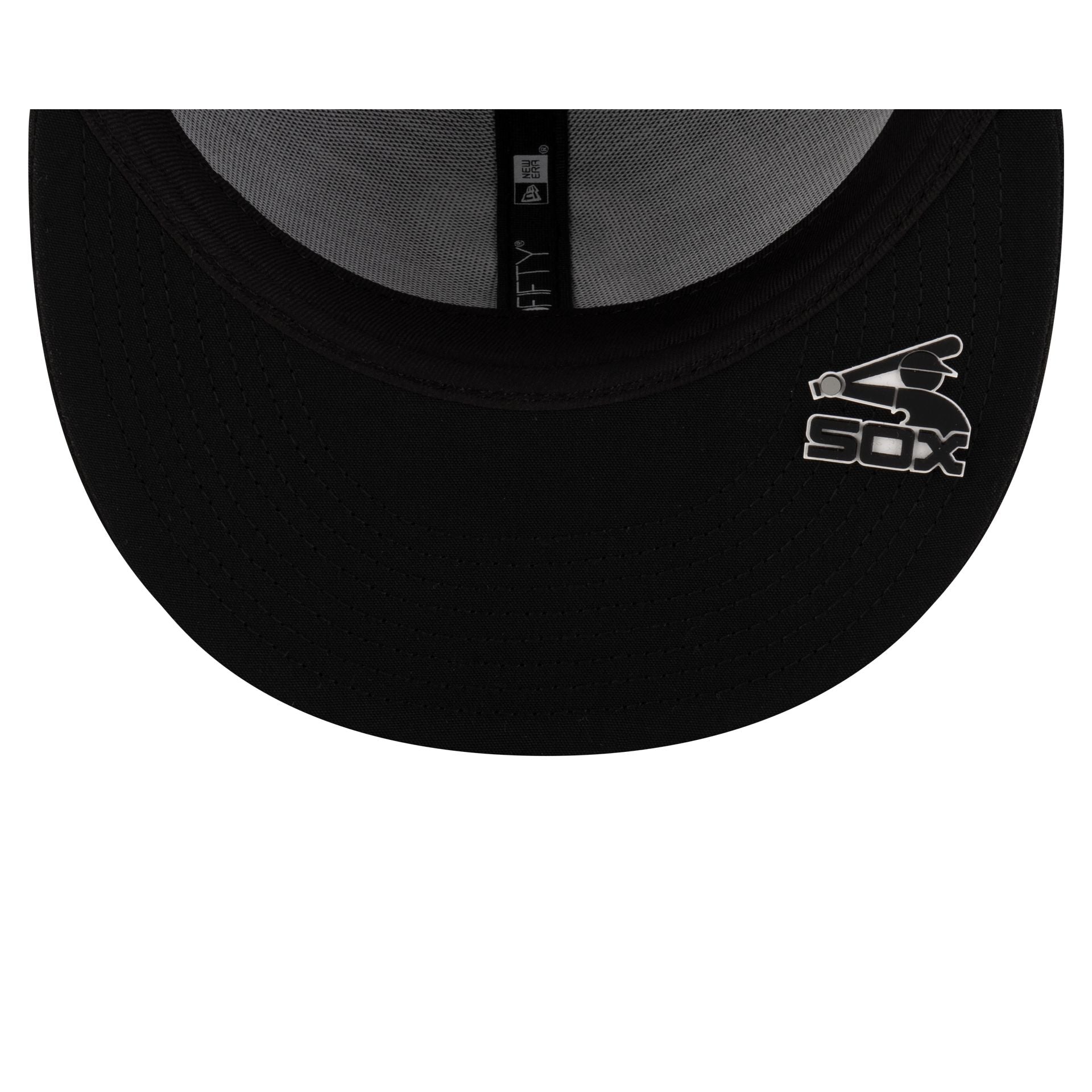 Chicago White Sox 2025 Clubhouse Alt Black 59FIFTY Fitted Hat - Image 7
