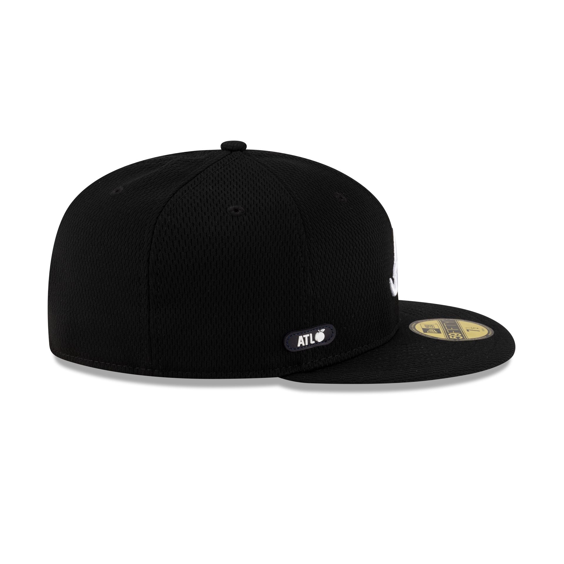 Atlanta Braves 2025 Clubhouse Black 59FIFTY Fitted Hat - Image 5