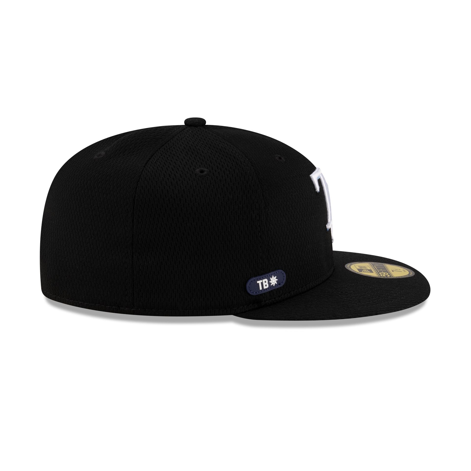 Tampa Bay Rays 2025 Clubhouse Black 59FIFTY Fitted Hat - Image 5