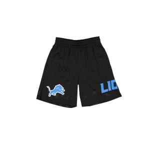 Detroit Lions Mesh Black Shorts