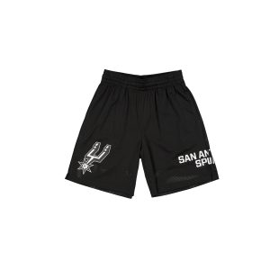San Antonio Spurs Mesh Black Shorts