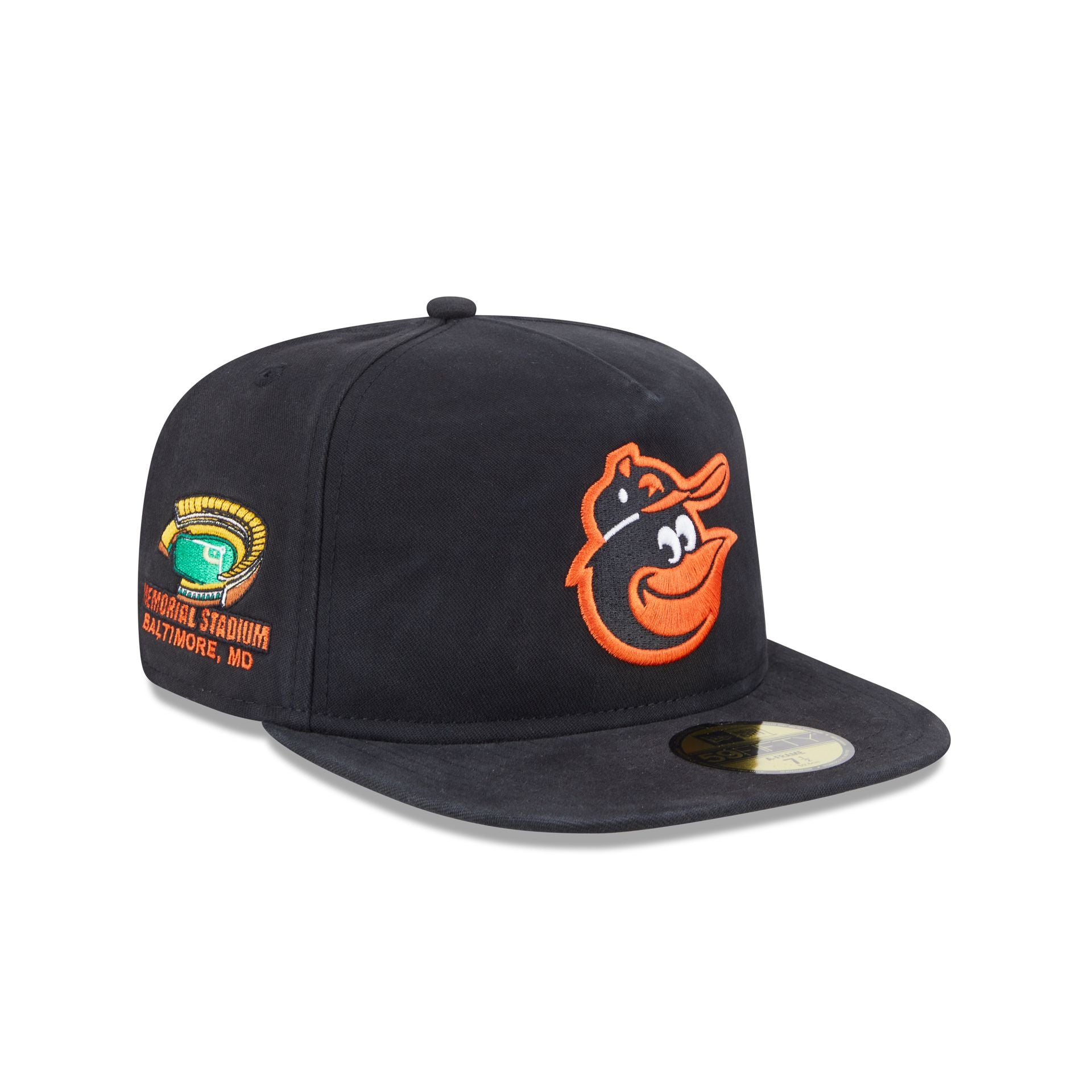 Baltimore Orioles Championship Side Flag 59FIFTY A-Frame Fitted Hat - Image 3