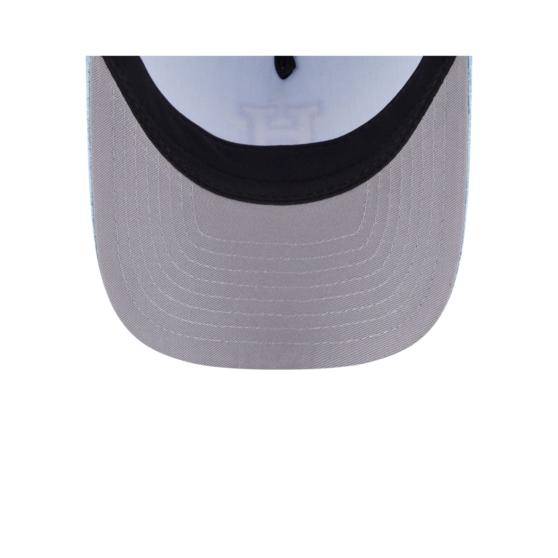 Houston Astros Cotton Weaver Blue 9FORTY M-Crown A-Frame Snapback Hat - Image 7