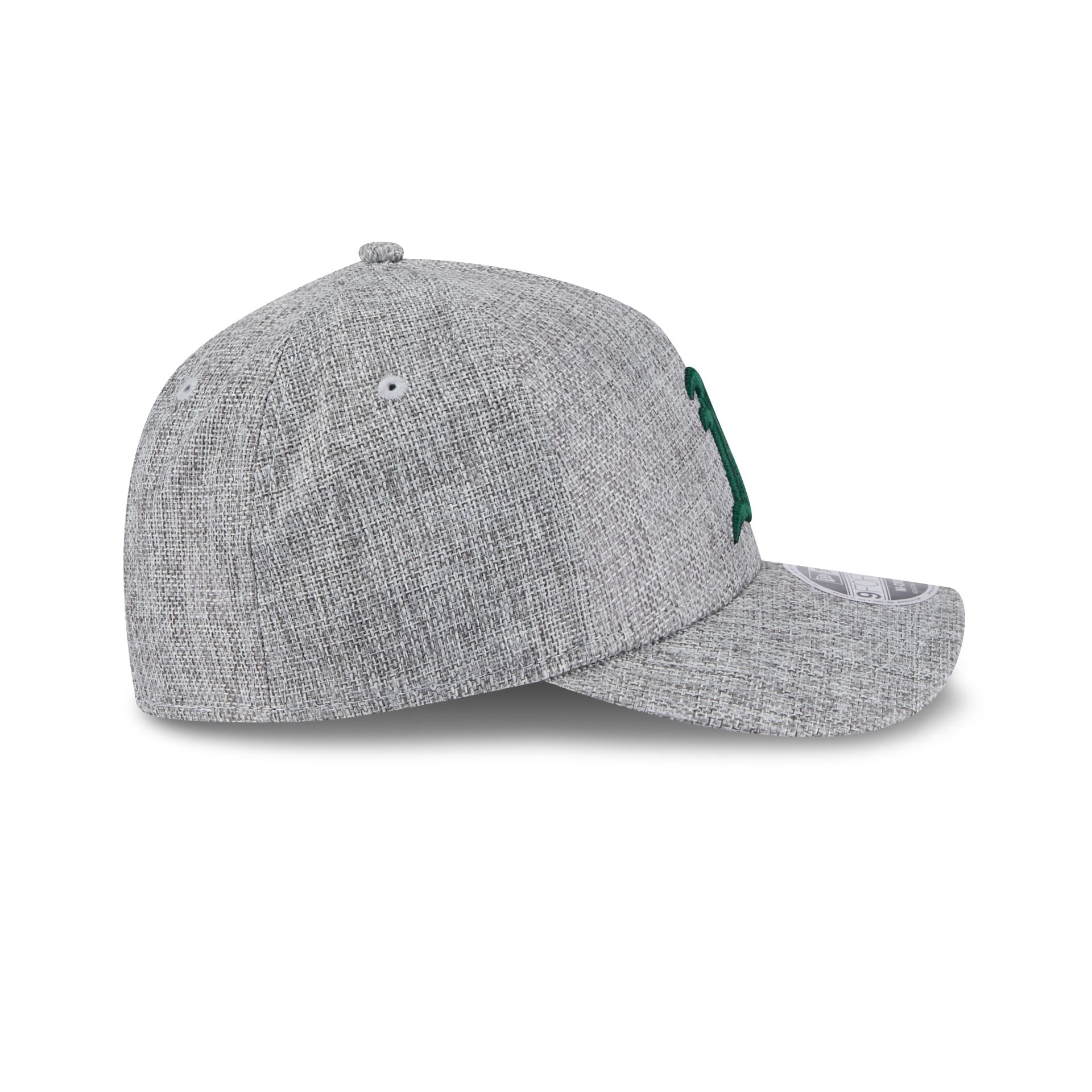Athletics Cotton Weave Gray 9FORTY M-Crown A-Frame Snapback Hat - Image 5