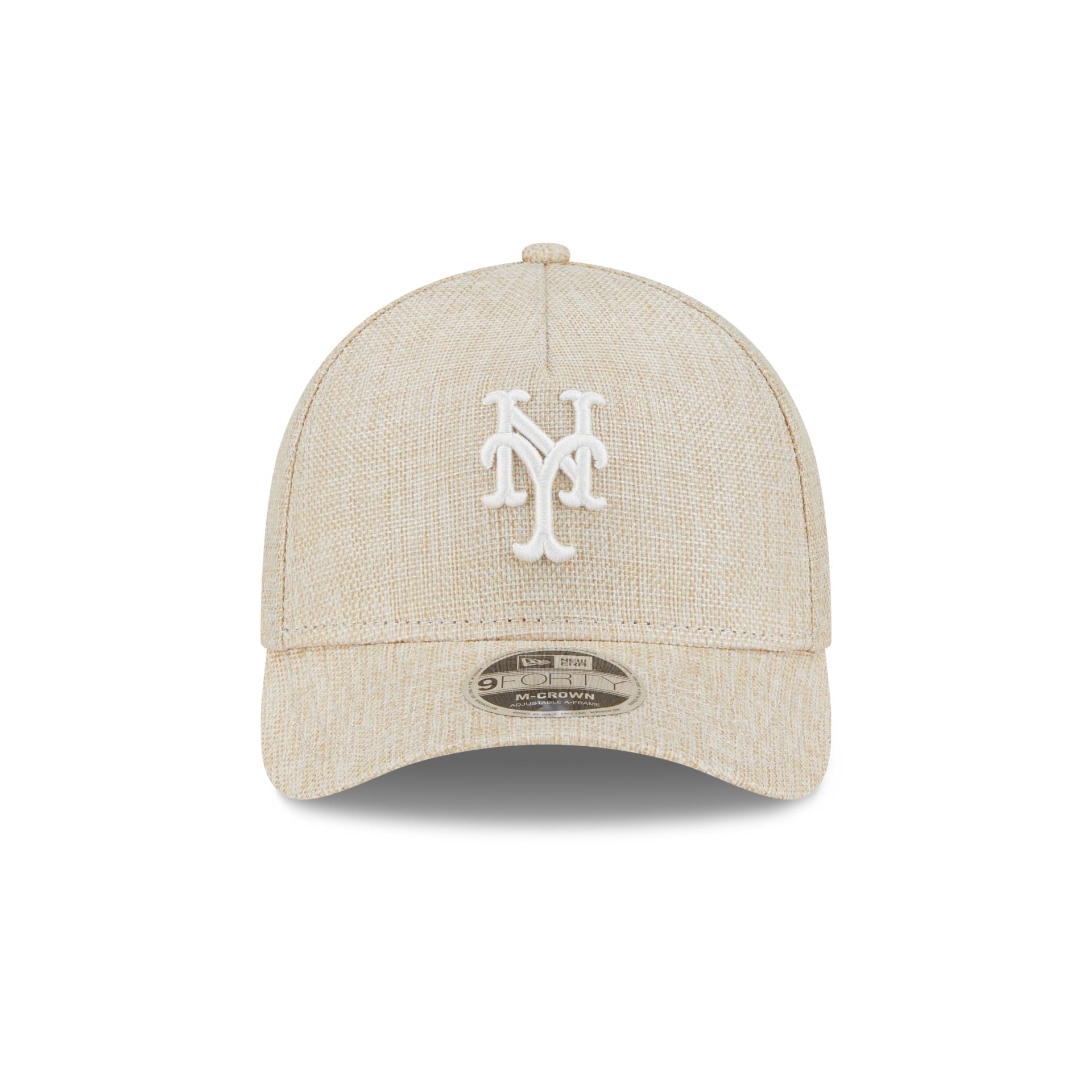 New York Mets Cotton Weave Stone 9FORTY M-Crown A-Frame Snapback Hat - Image 2