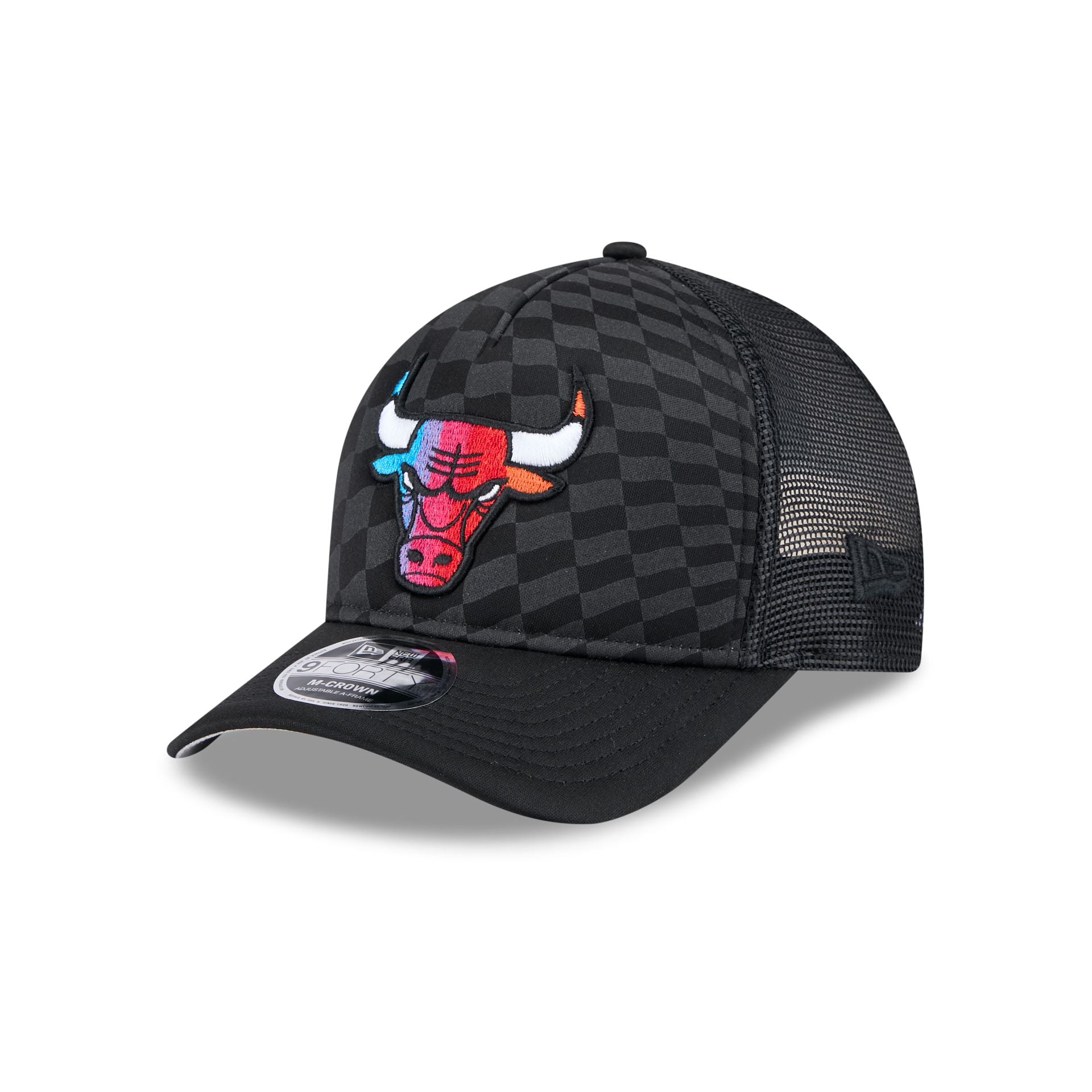 Chicago Bulls Gradient Raceway 9FORTY M-Crown A-Frame Trucker Hat