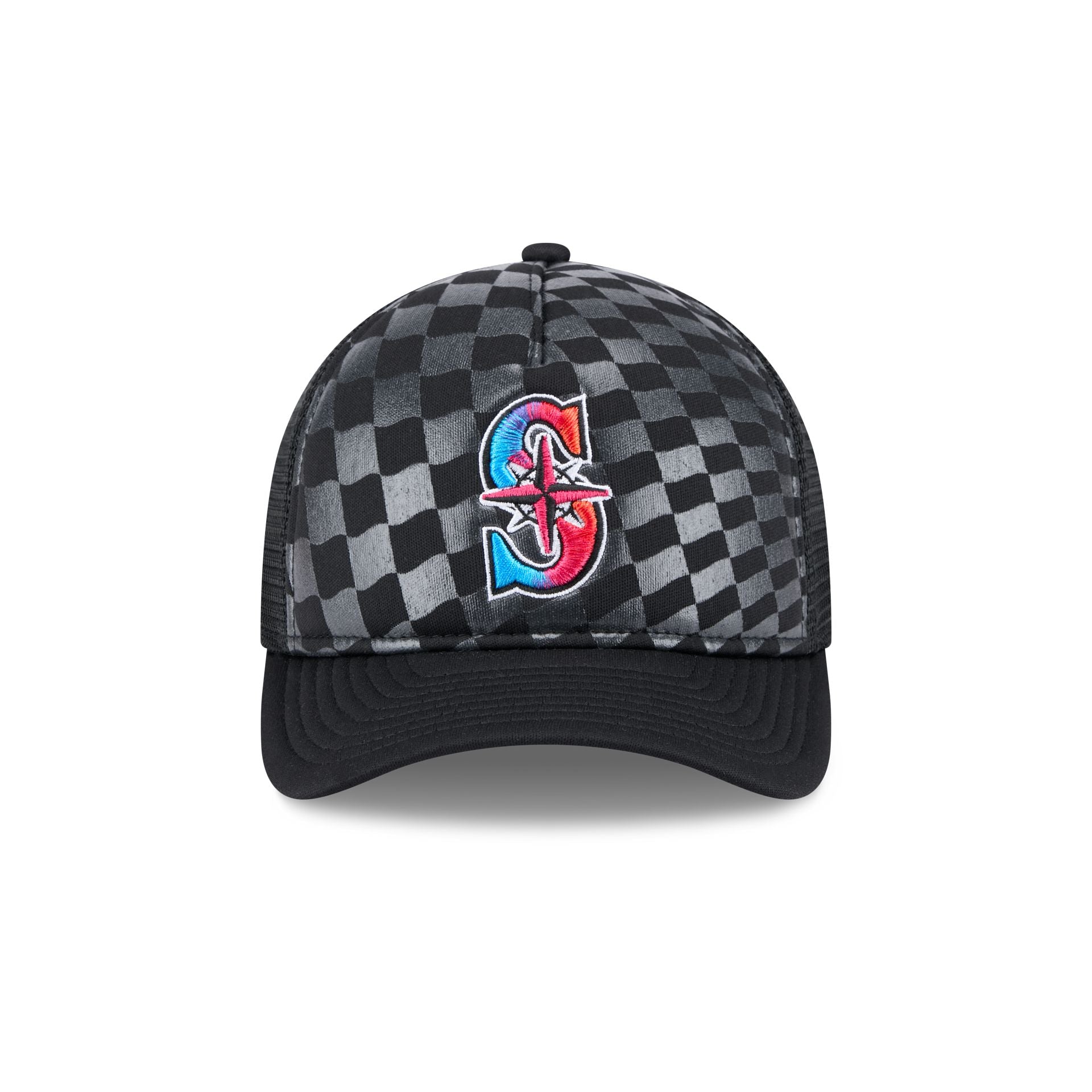 Seattle Mariners Gradient Raceway 9FORTY M-Crown A-Frame Trucker Hat - Image 2