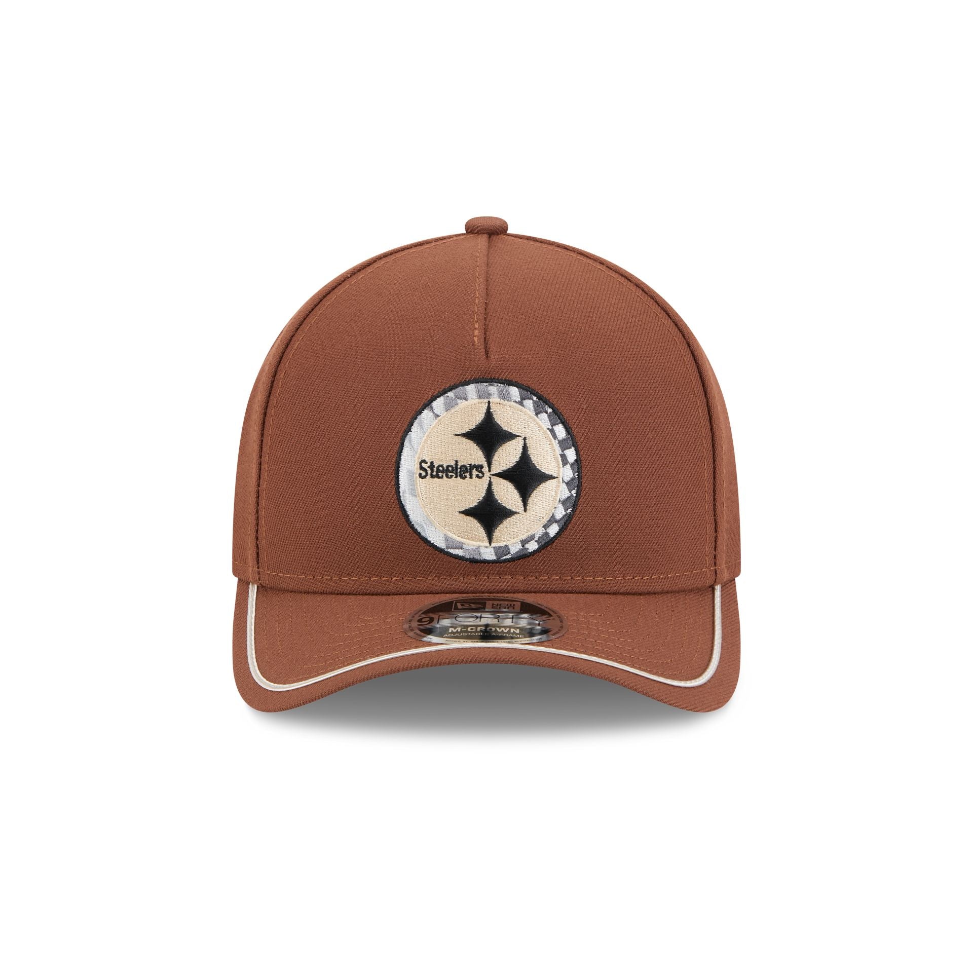 Pittsburgh Steelers Motorsport 9FORTY M-Crown A-Frame Snapback Hat - Image 2