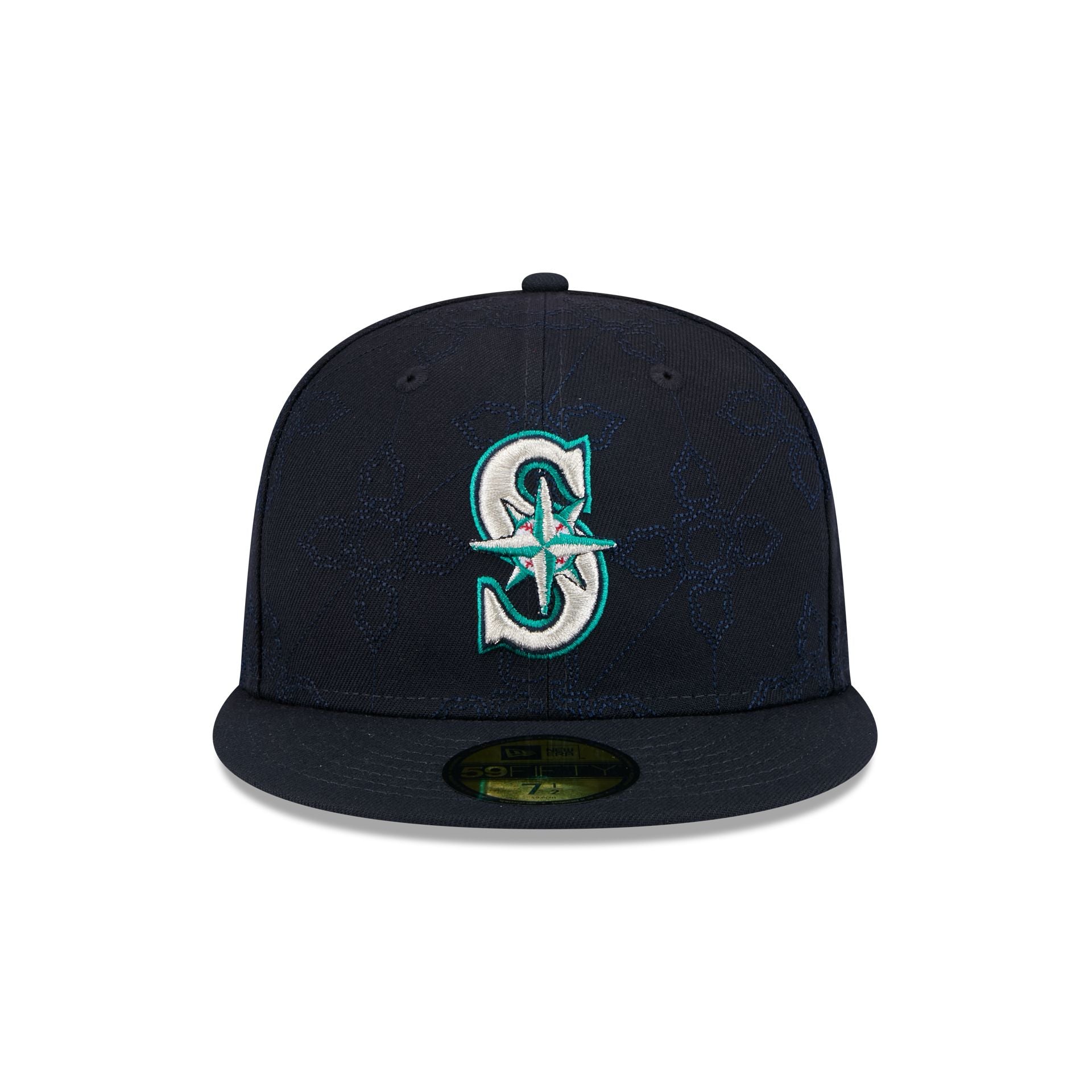 Seattle Mariners Color Pattern 59FIFTY Fitted Hat - Image 2