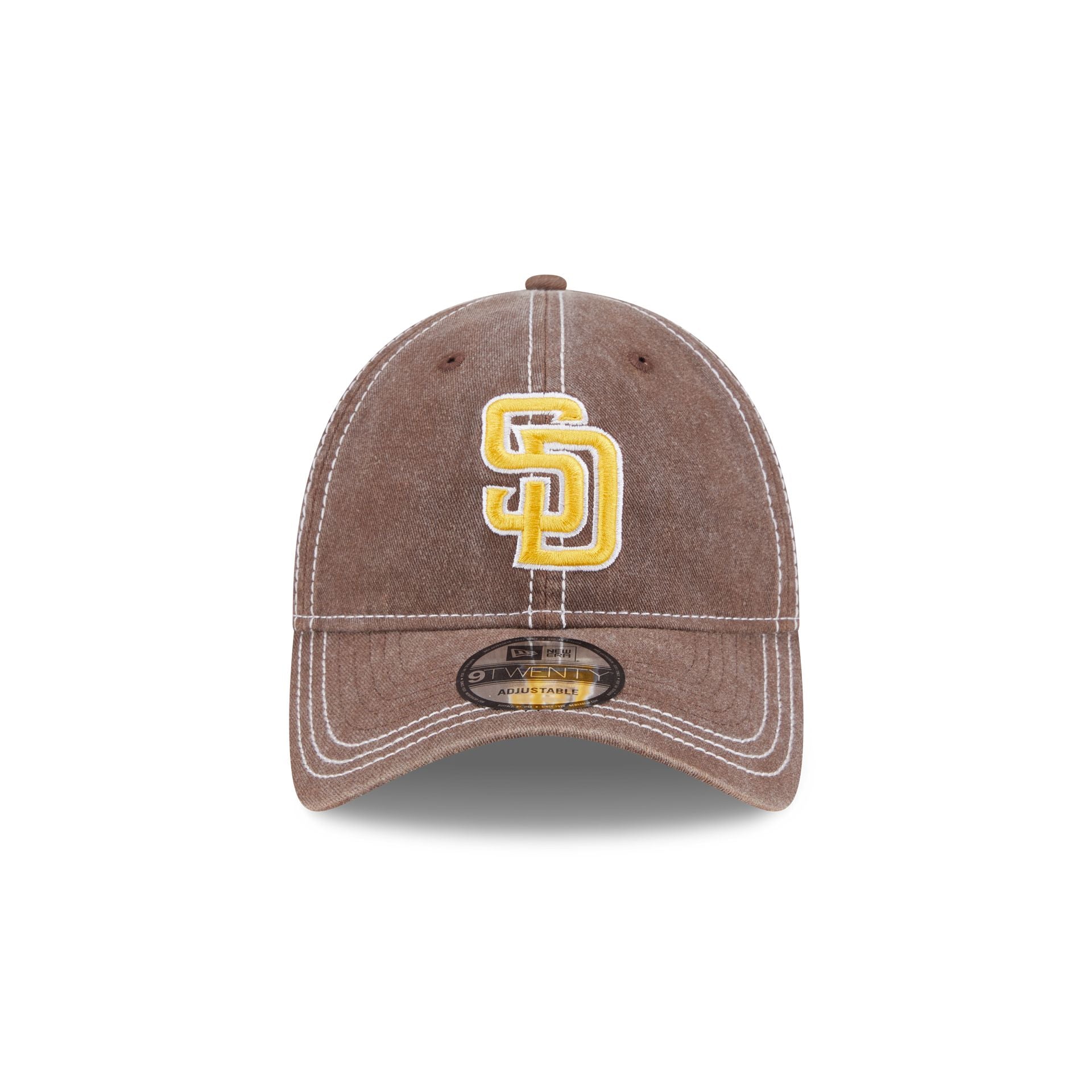 San Diego Padres Washed Contrast 9TWENTY Adjustable Hat - Image 2
