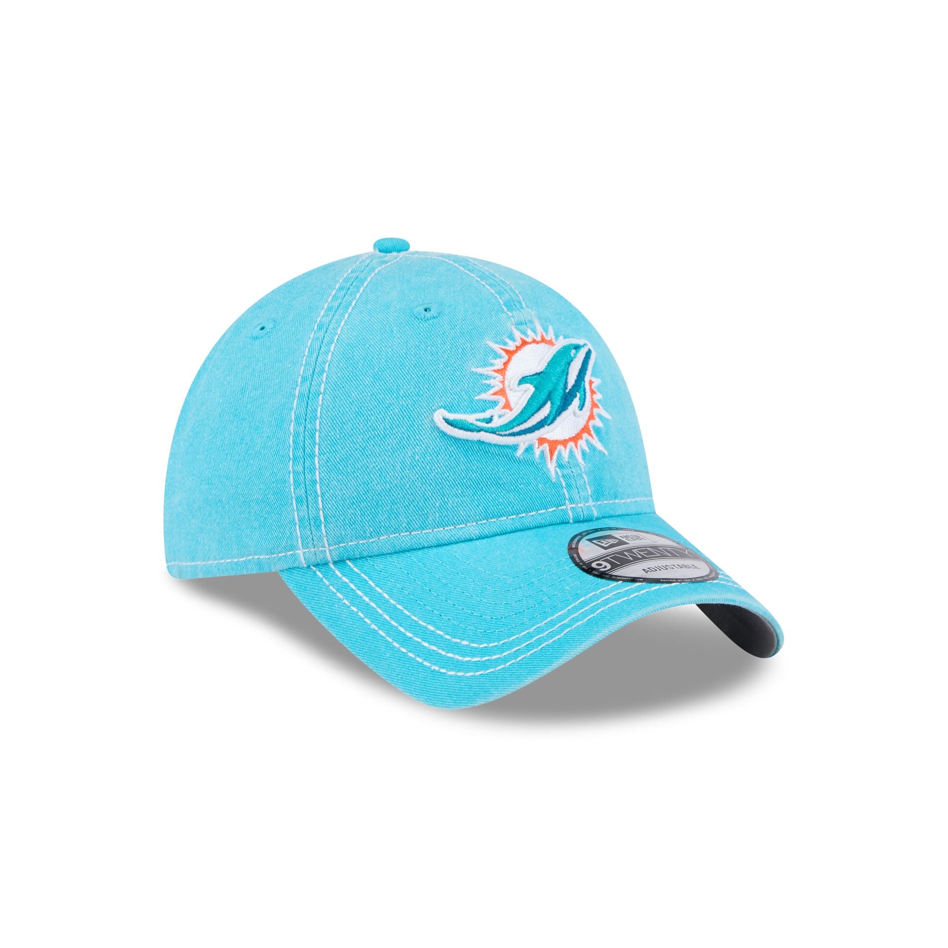 Miami Dolphins Washed Contrast 9TWENTY Adjustable Hat - Image 3