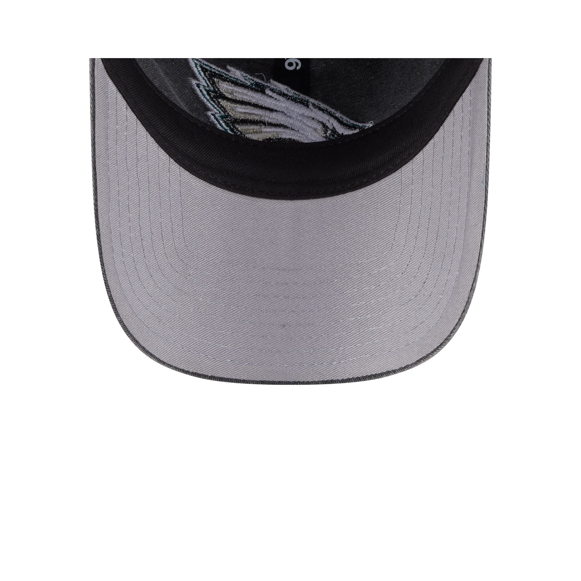 Philadelphia Eagles Washed Contrast 9TWENTY Adjustable Hat - Image 7