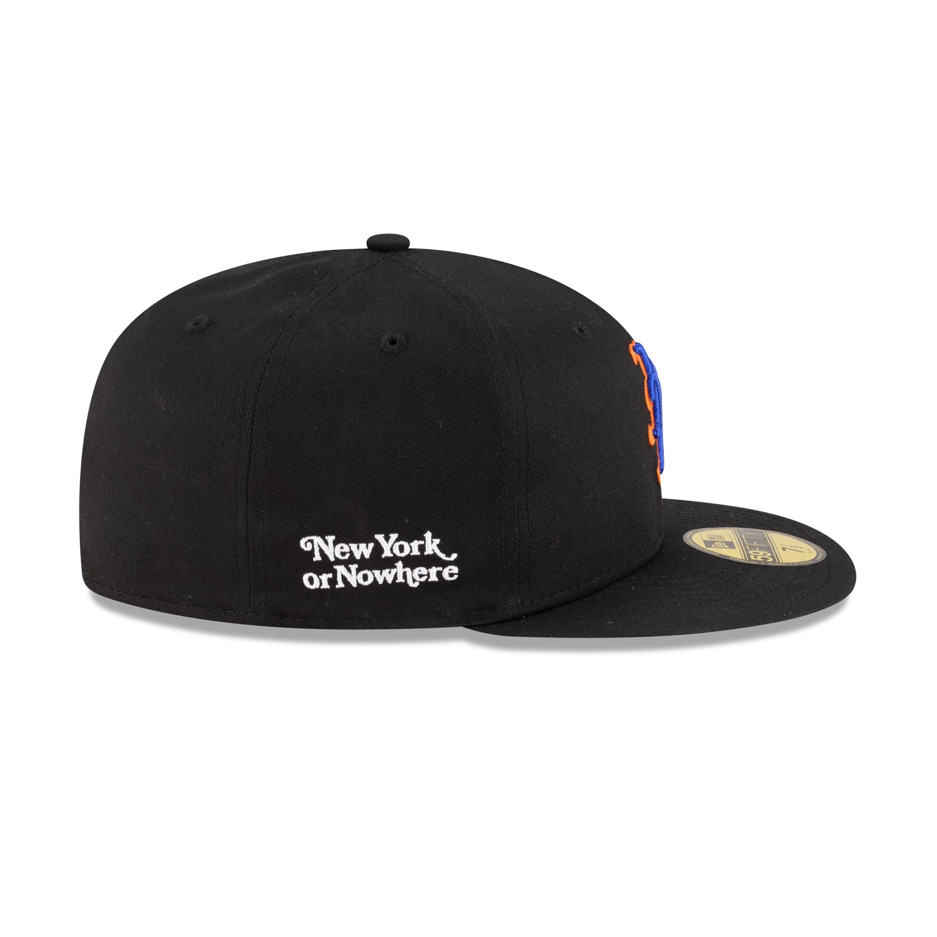 New York or Nowhere x New York Mets Black 59FIFTY Fitted Hat - Image 4