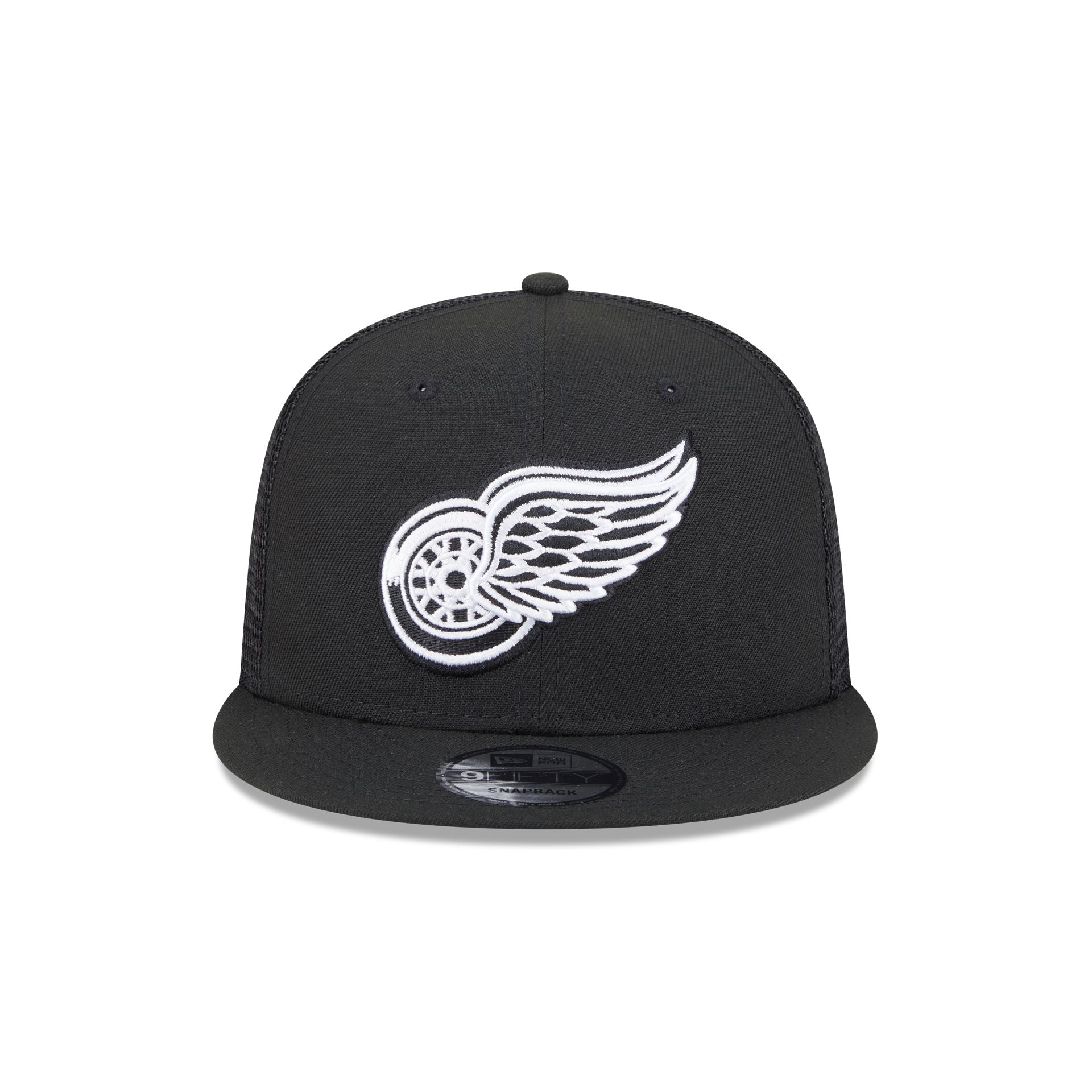Detroit Red Wings Black 9FIFTY Trucker Hat - Image 2