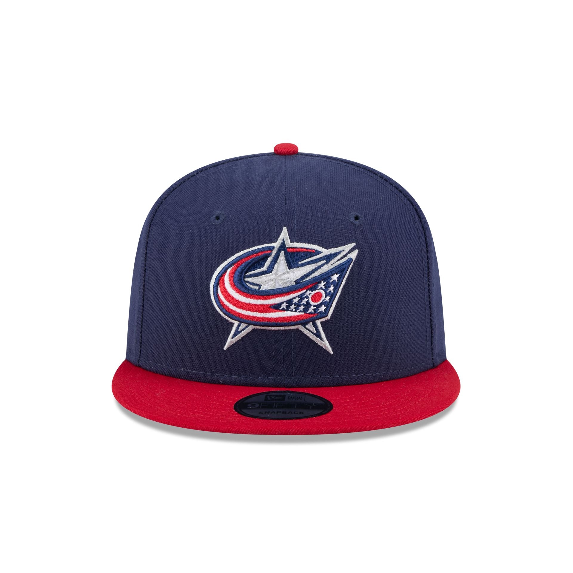 Columbus Blue Jackets Red Visor 9FIFTY Snapback Hat - Image 2
