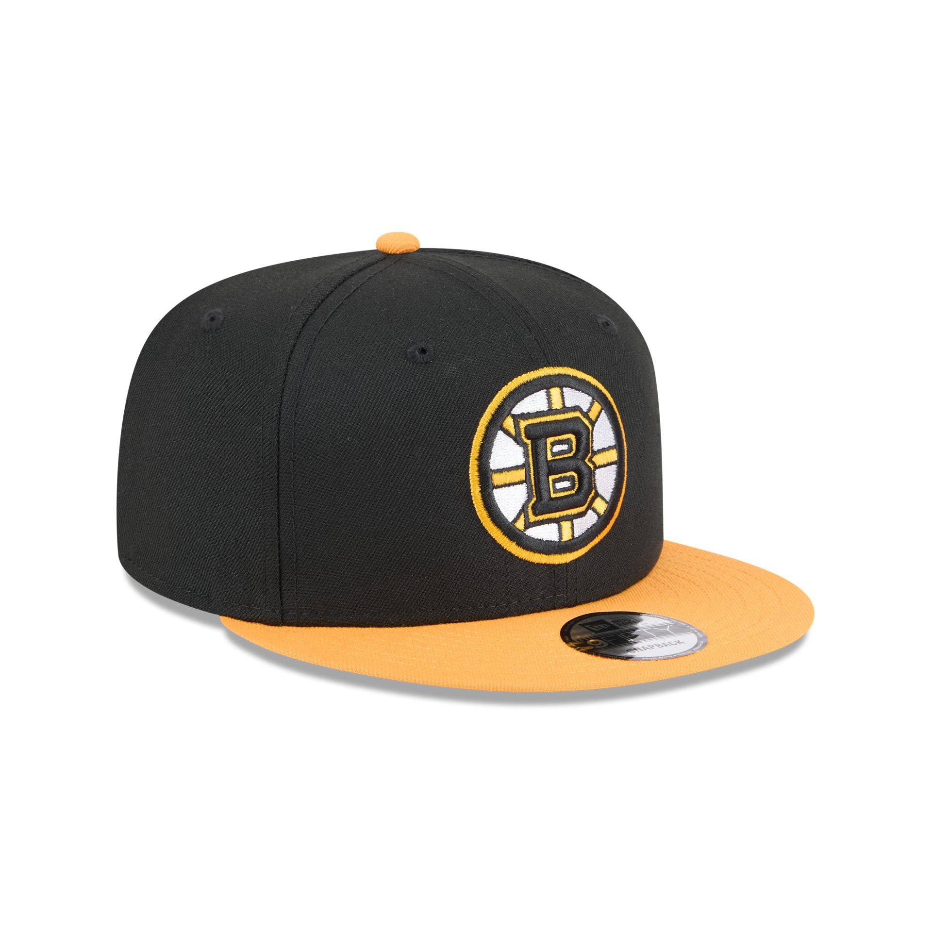 Boston Bruins Yellow Visor 9FIFTY Snapback Hat - Image 3