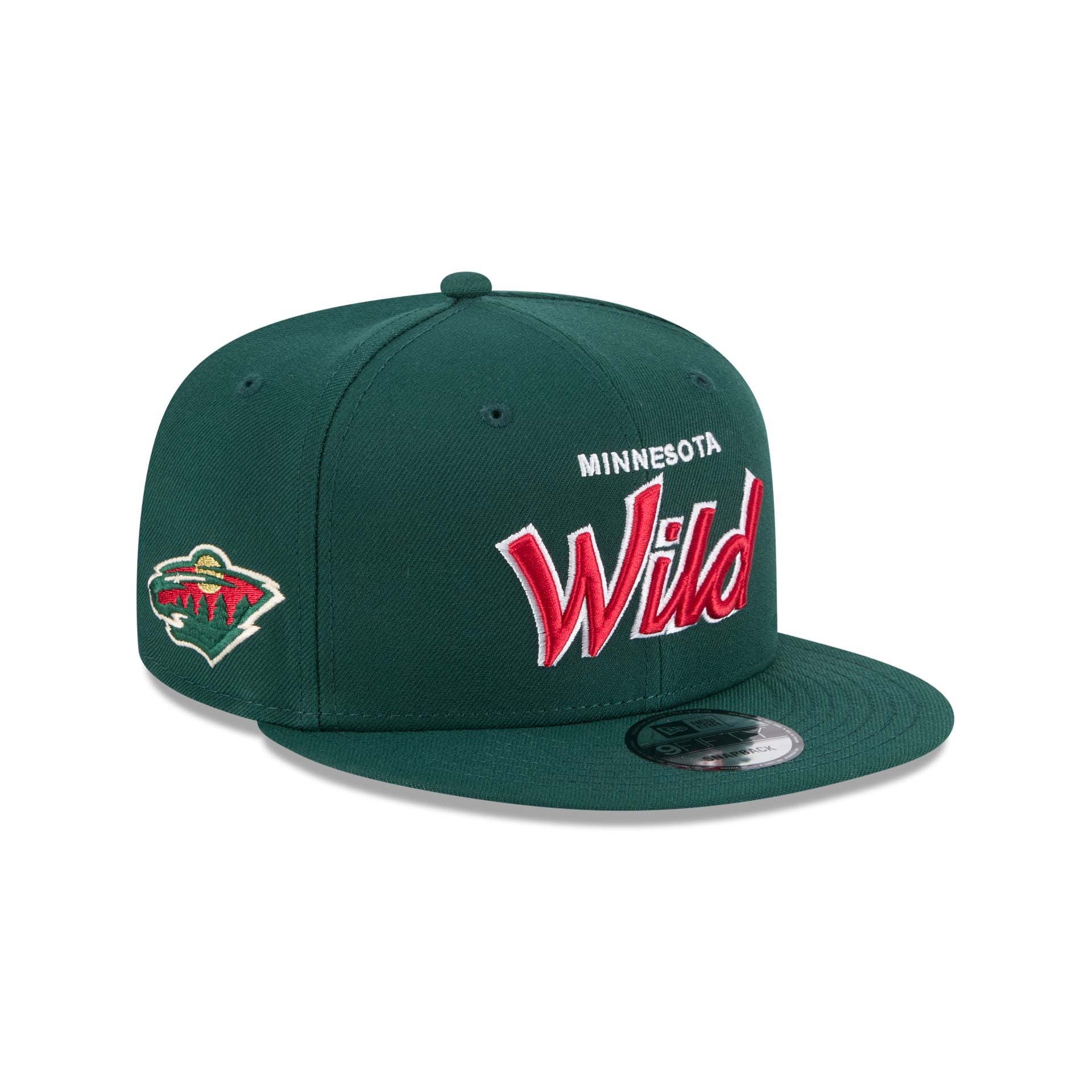 Minnesota Wild Script 9FIFTY Snapback Hat - Image 3