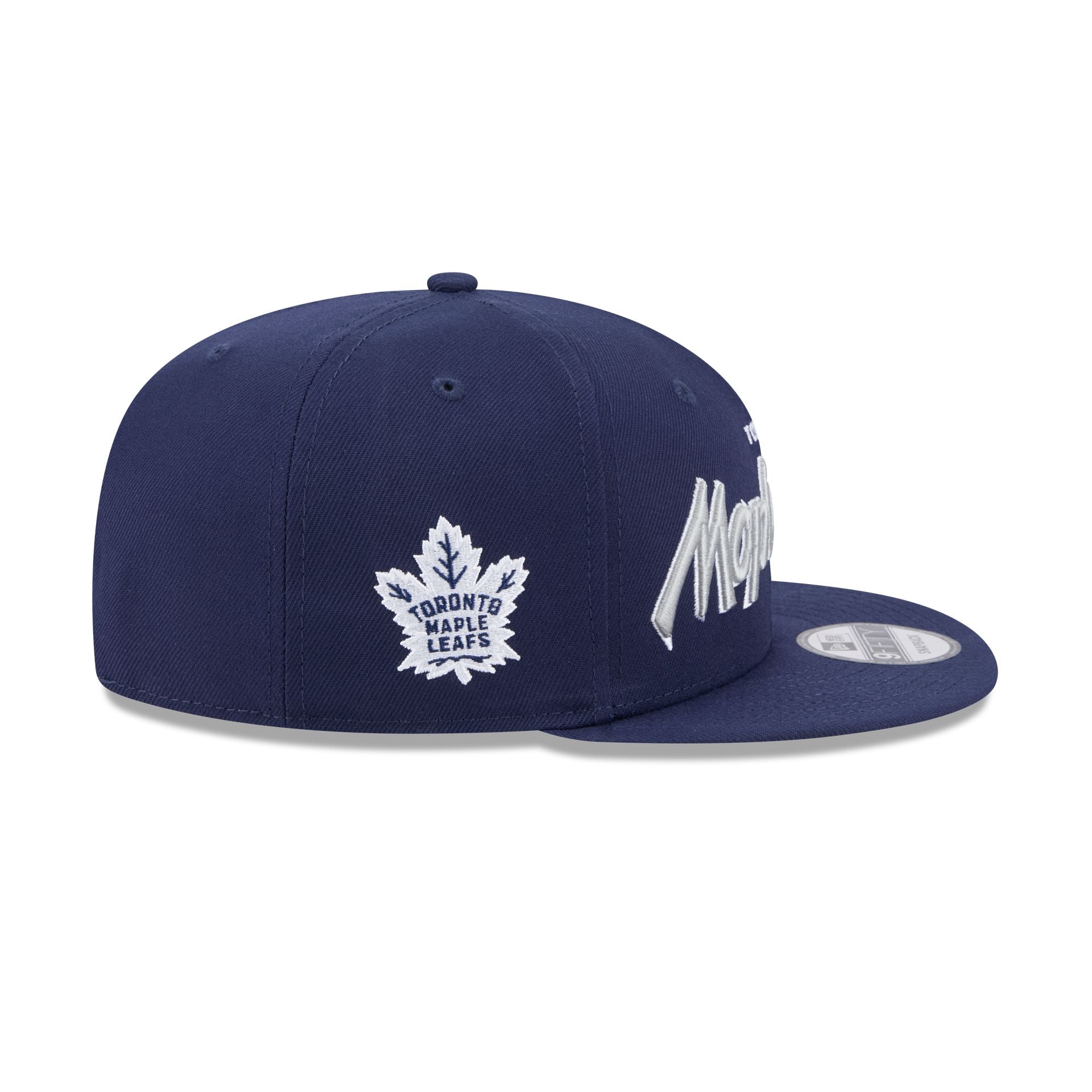 Toronto Maple Leafs Script 9FIFTY Snapback Hat - Image 5
