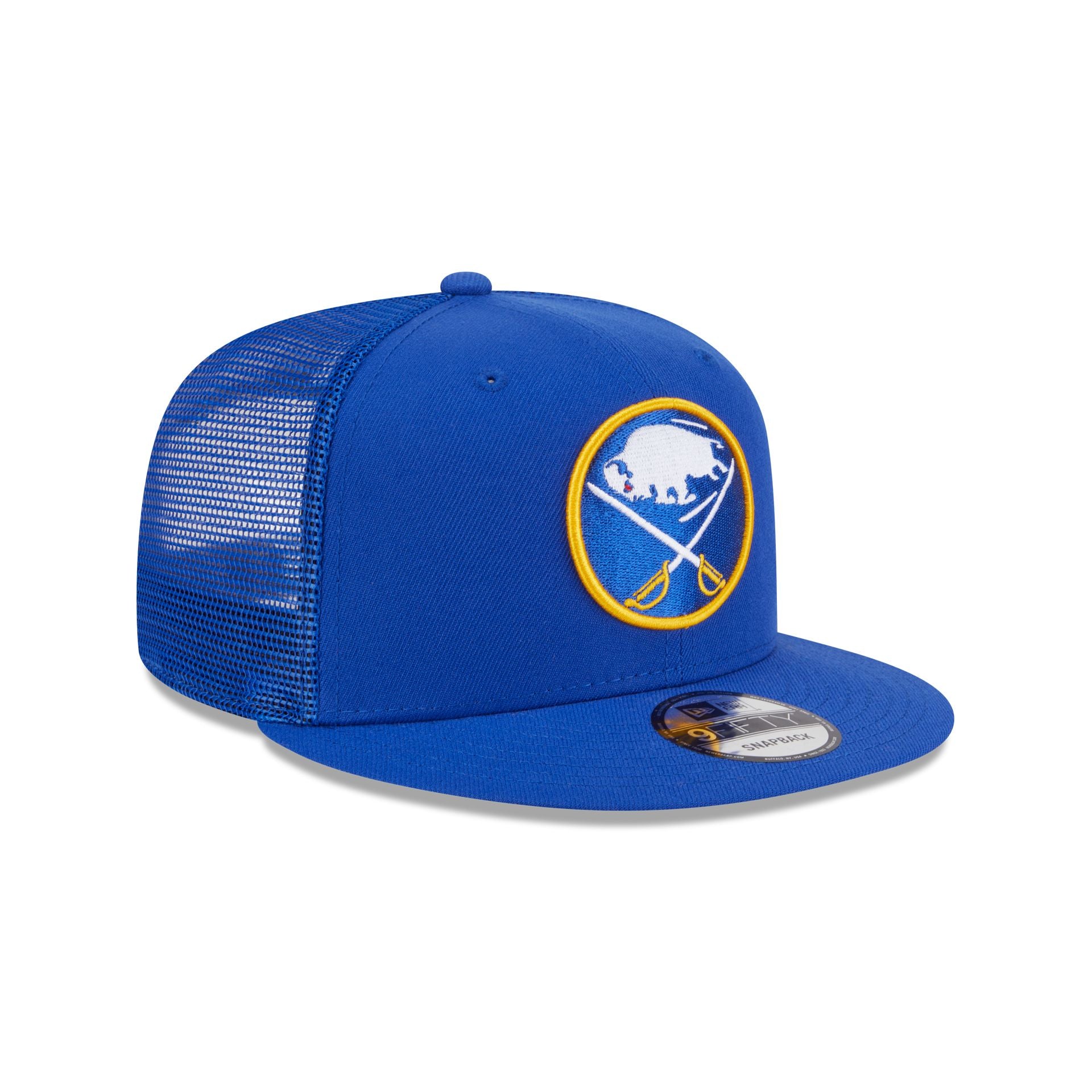 Buffalo Sabres Team Tag 9FIFTY Trucker Hat - Image 3