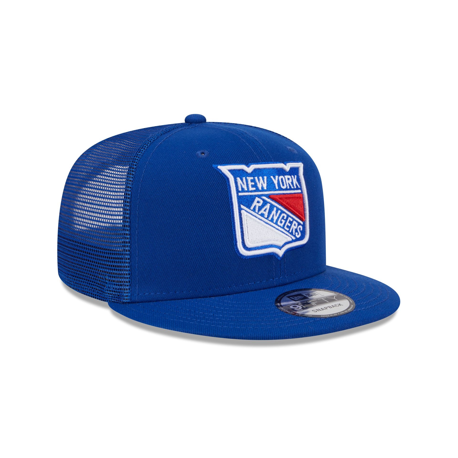 New York Rangers Team Tag 9FIFTY Trucker Hat - Image 3