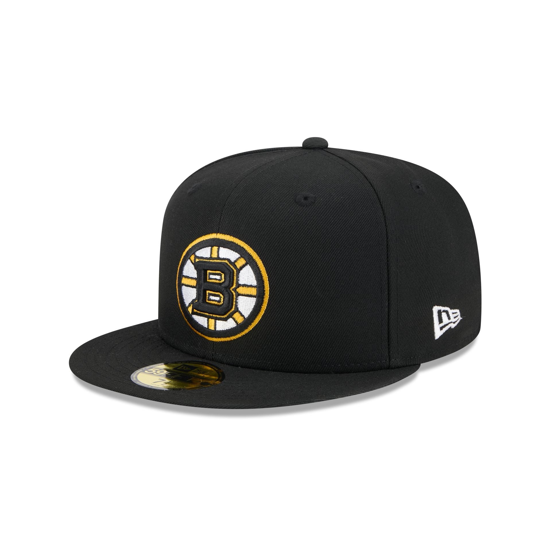 Boston Bruins Rear Wordmark 59FIFTY Fitted Hat