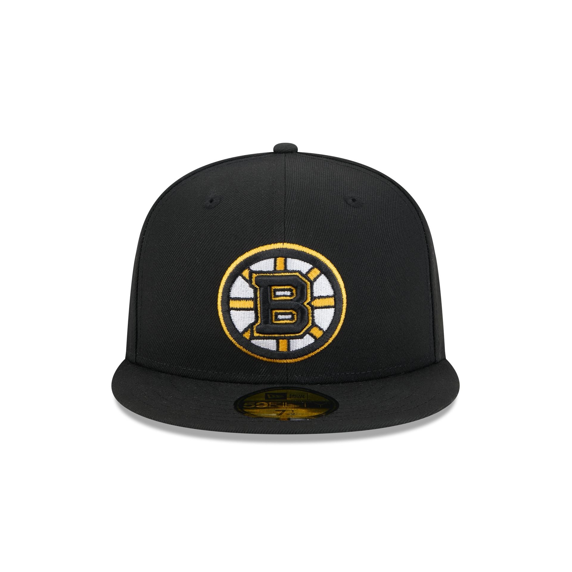 Boston Bruins Rear Wordmark 59FIFTY Fitted Hat - Image 2