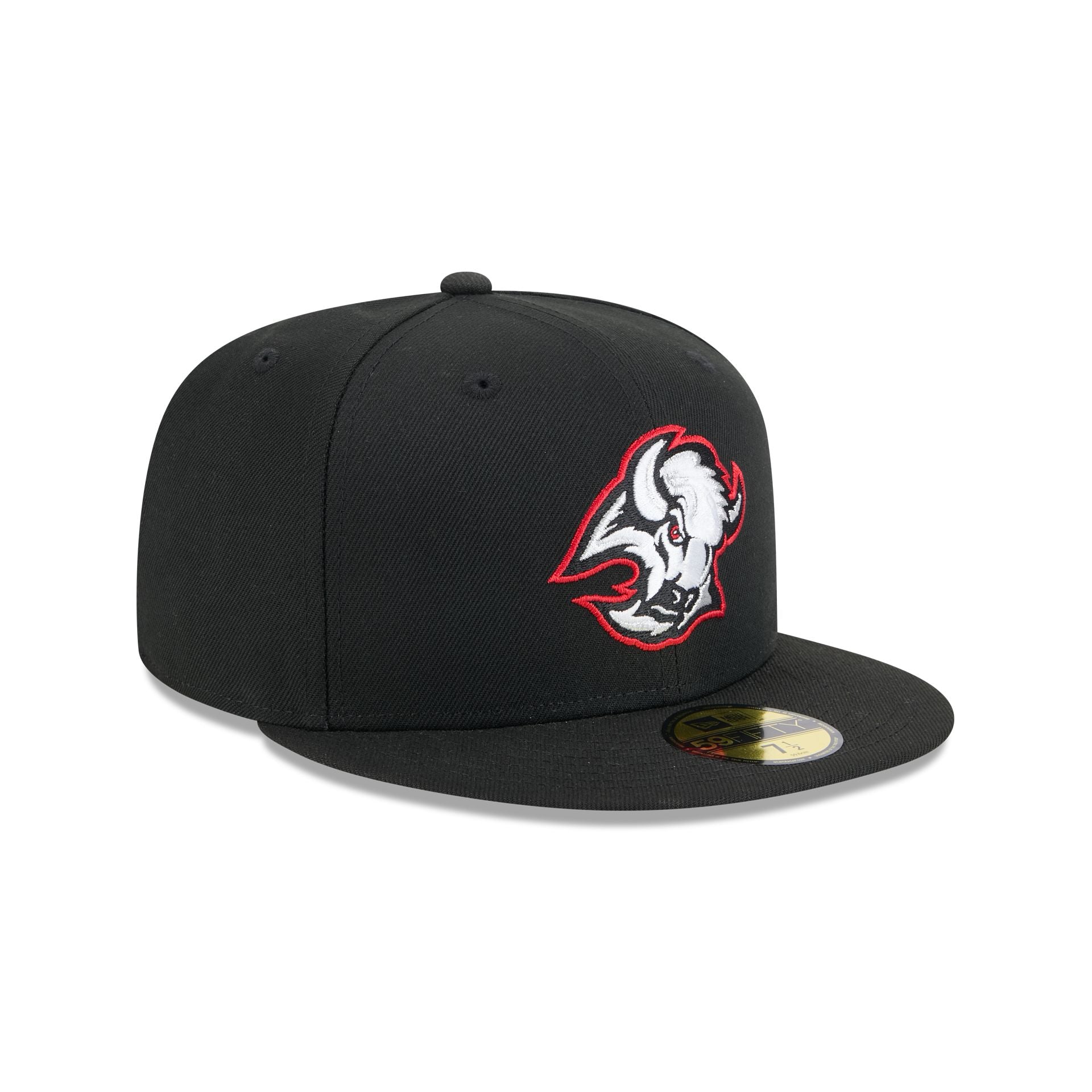 Buffalo Sabres Alt Rear Wordmark 59FIFTY Fitted Hat - Image 3