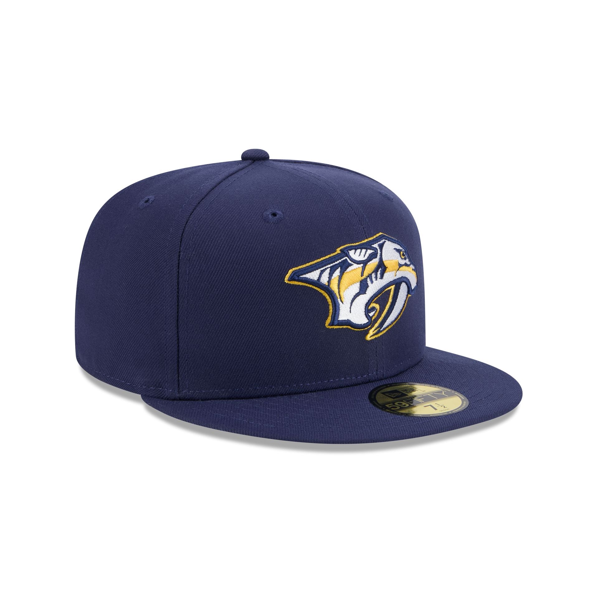 Nashville Predators Rear Wordmark 59FIFTY Fitted Hat - Image 2