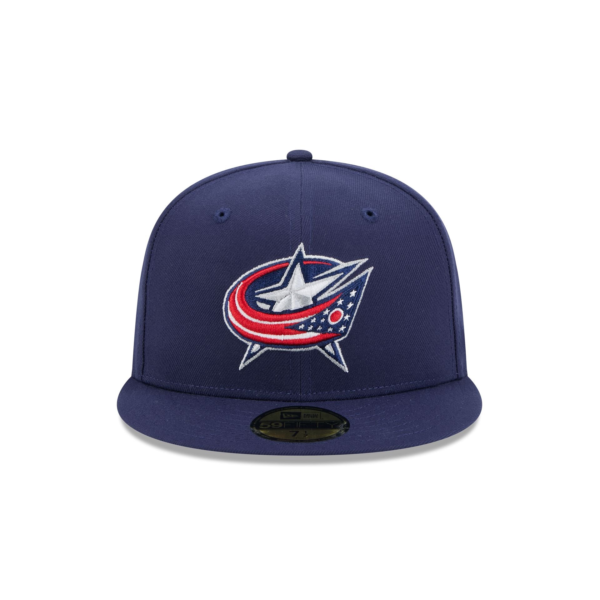 Columbus Blue Jackets Rear Wordmark 59FIFTY Fitted Hat - Image 2