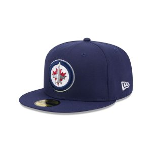 Winnipeg Jets Rear Wordmark 59FIFTY Fitted Hat