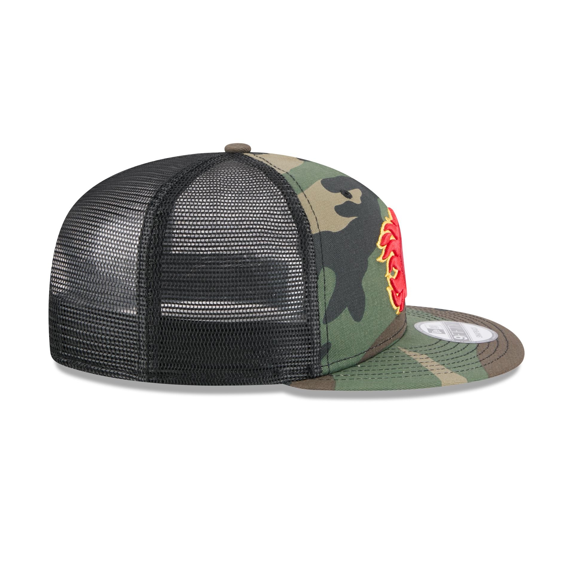 Calgary Flames Camo 9FIFTY Trucker Hat - Image 5