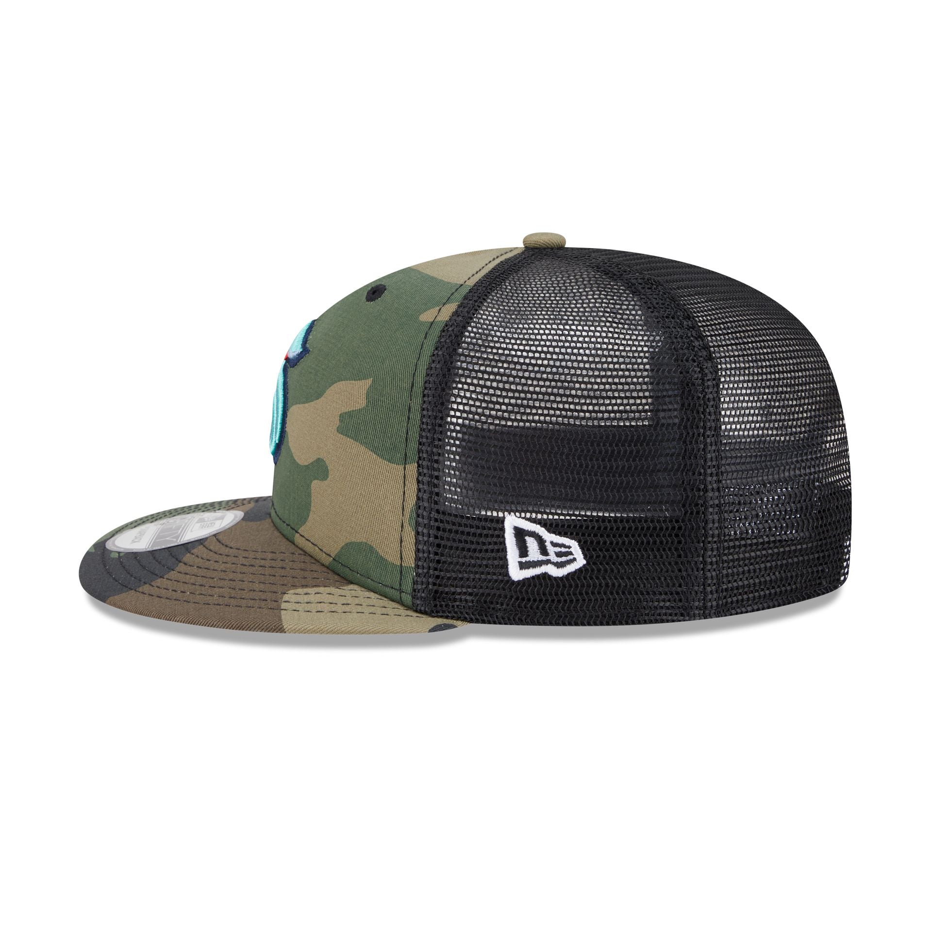 Seattle Kraken Camo 9FIFTY Trucker Hat - Image 4