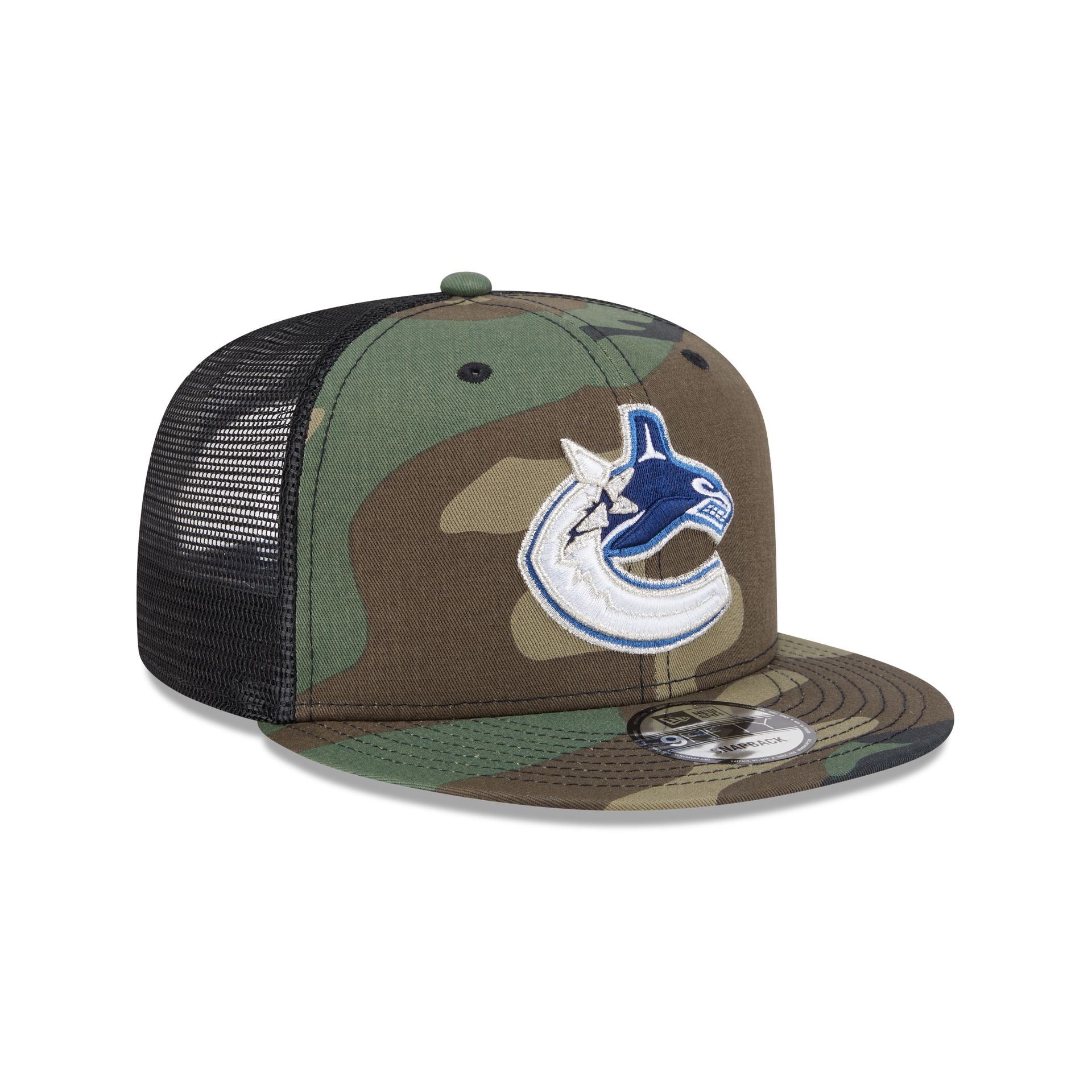 Vancouver Canucks Camo 9FIFTY Trucker Hat - Image 3