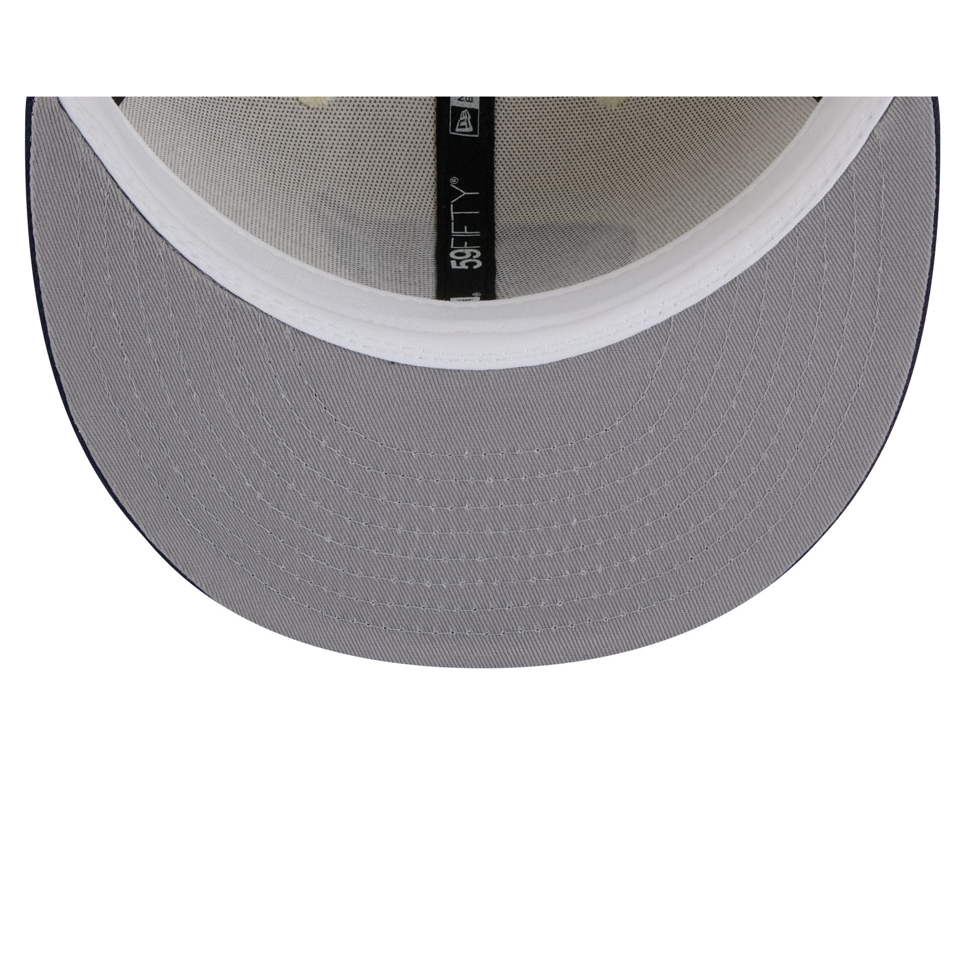 Columbus Blue Jackets Chrome White 59FIFTY Fitted Hat - Image 7