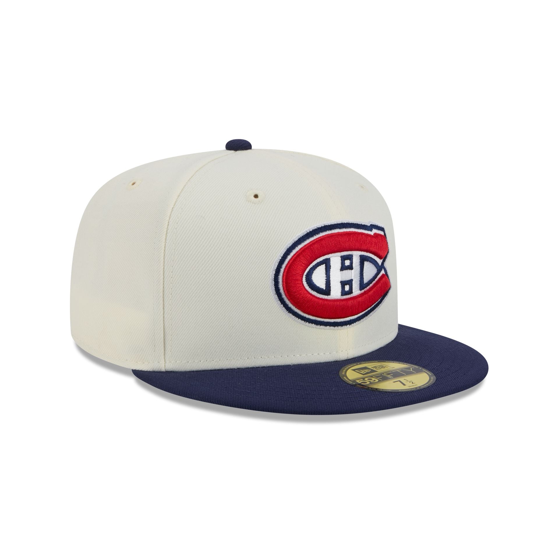 Montreal Canadiens Chrome White 59FIFTY Fitted Hat - Image 3