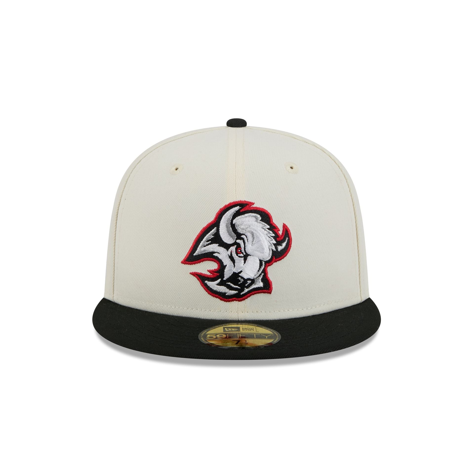Buffalo Sabres Chrome White 59FIFTY Fitted Hat - Image 2