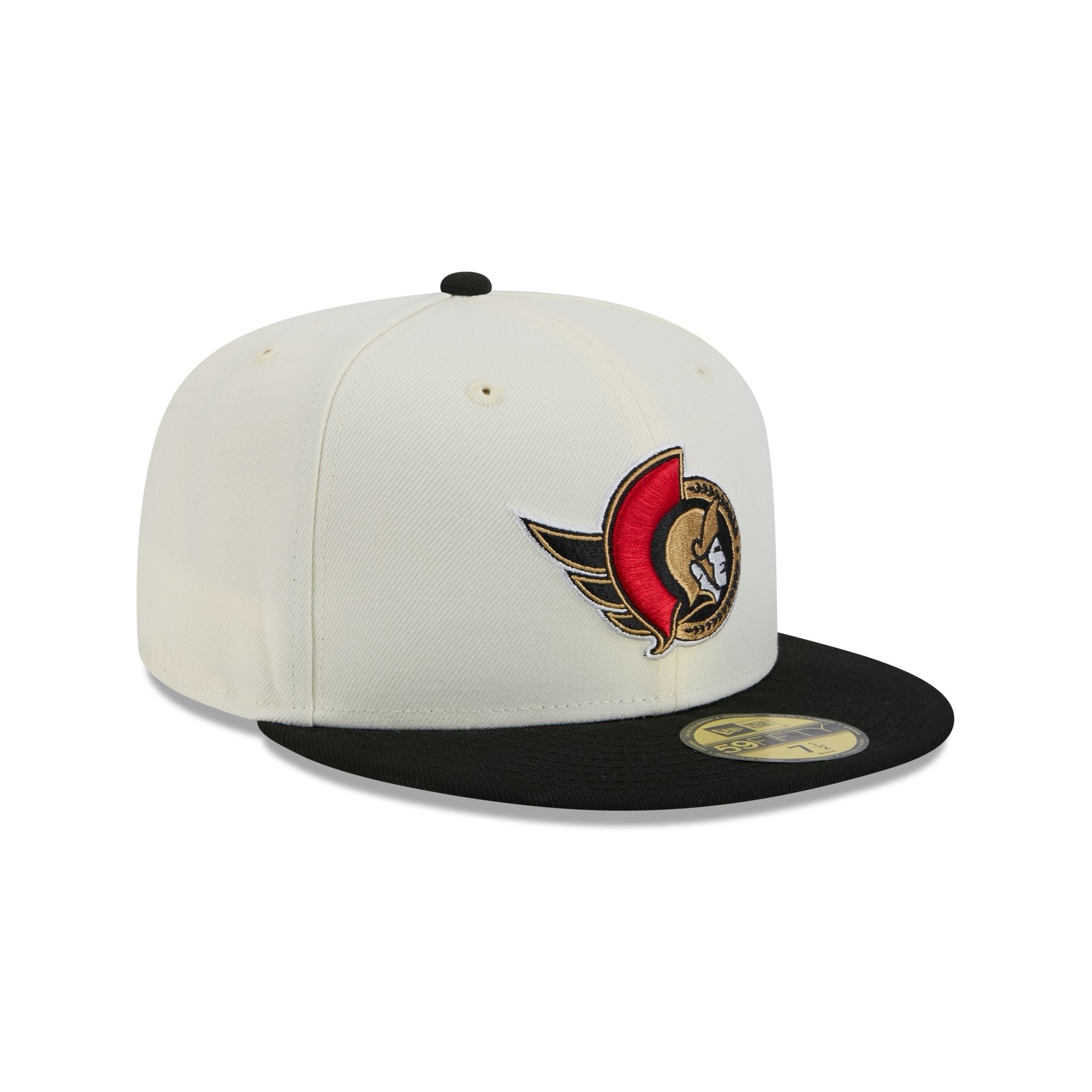 Ottawa Senators Chrome White 59FIFTY Fitted Hat - Image 3
