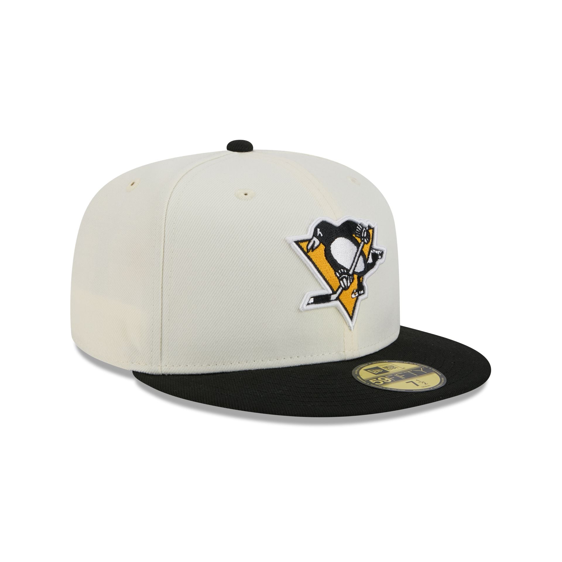 Pittsburgh Penguins Chrome White 59FIFTY Fitted Hat - Image 3