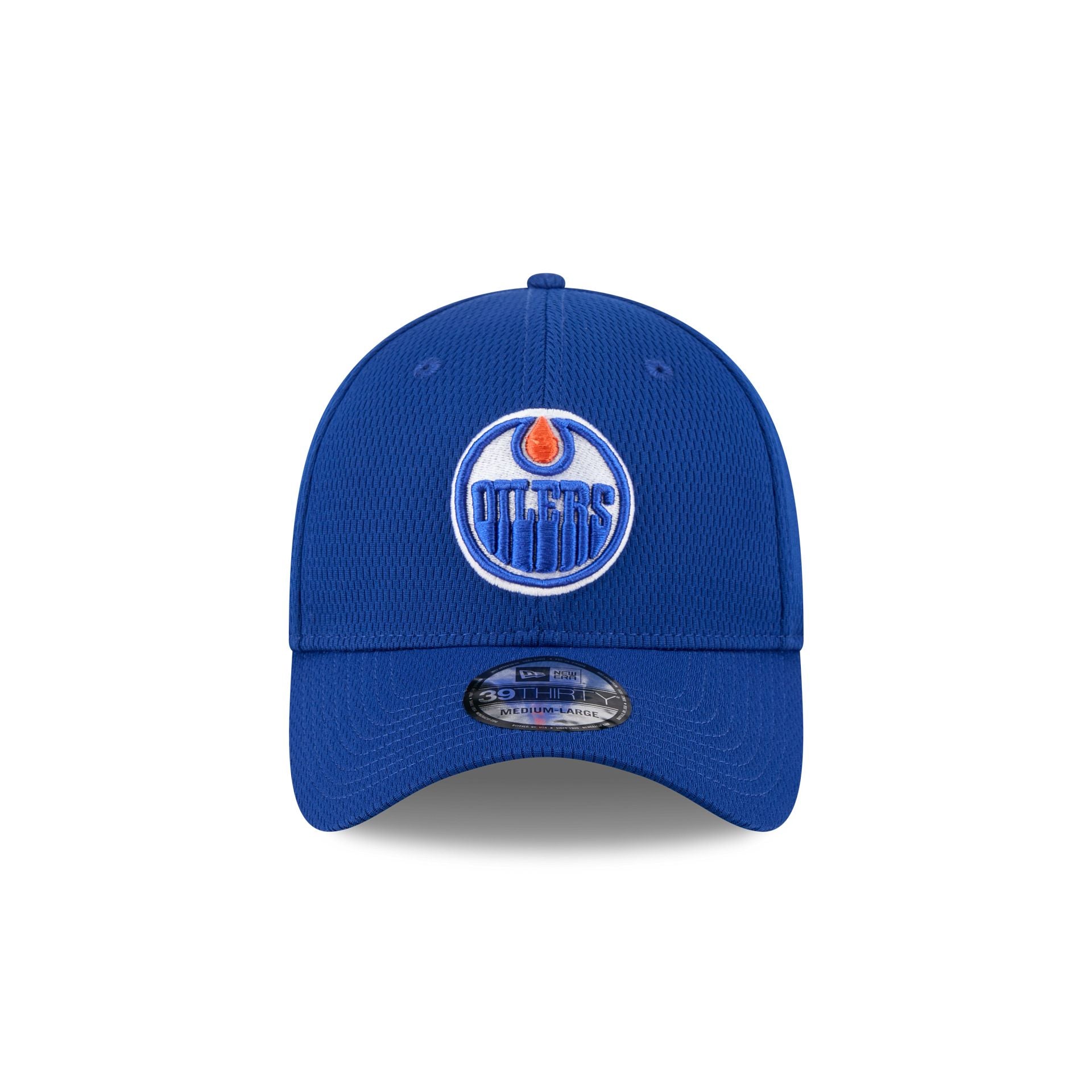 Edmonton Oilers Blue 39THIRTY Stretch Fit Hat - Image 2
