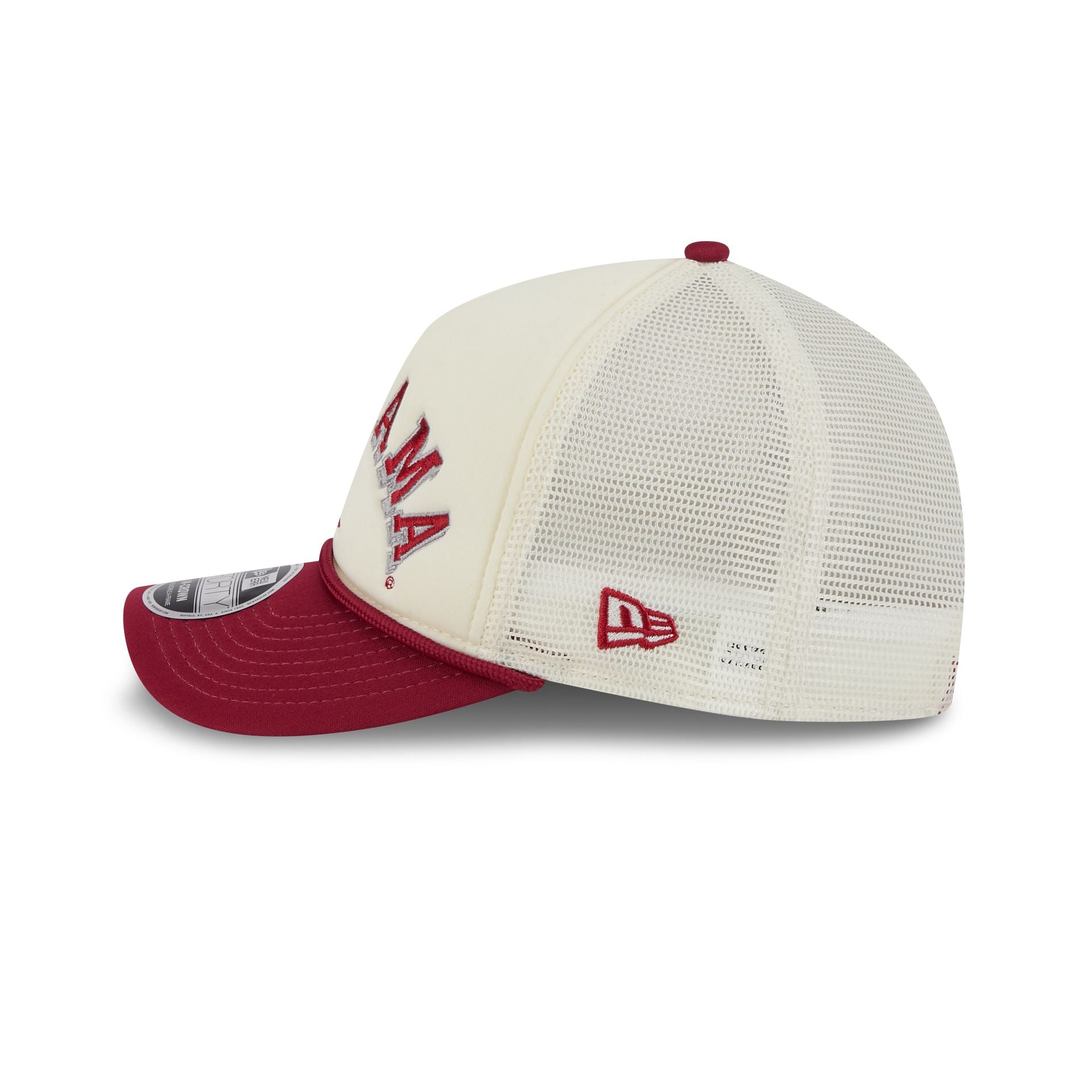 Alabama Crimson Tide Chrome Arch 9FORTY M-Crown A-Frame Trucker Hat - Image 4