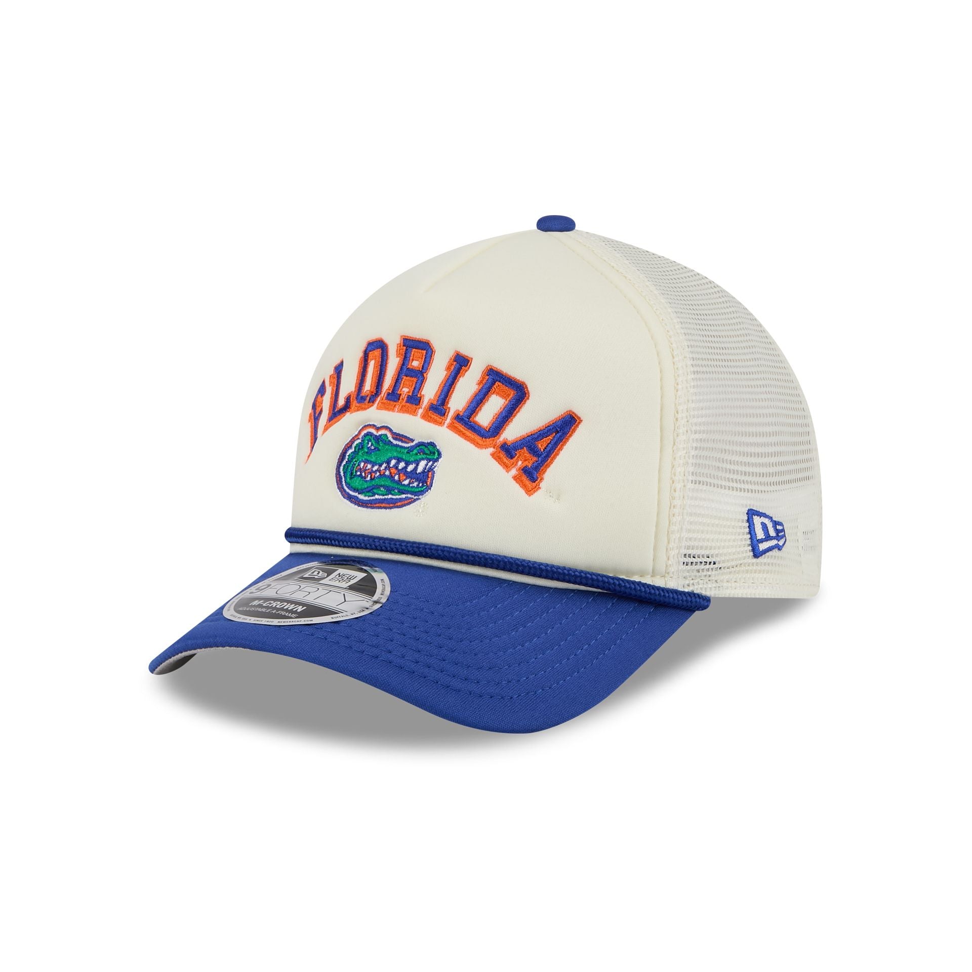 Florida Gators Chrome Arch 9FORTY M-Crown A-Frame Trucker Hat
