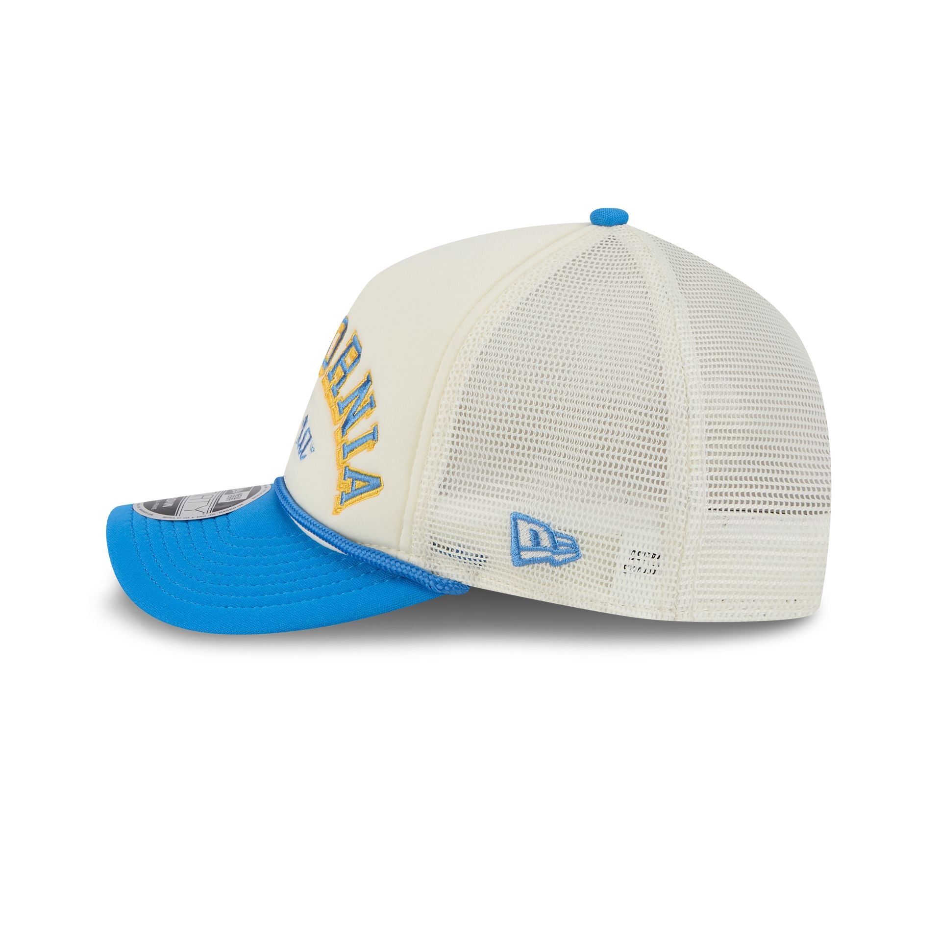 UCLA Bruins Chrome Arch 9FORTY M-Crown A-Frame Trucker Hat - Image 4